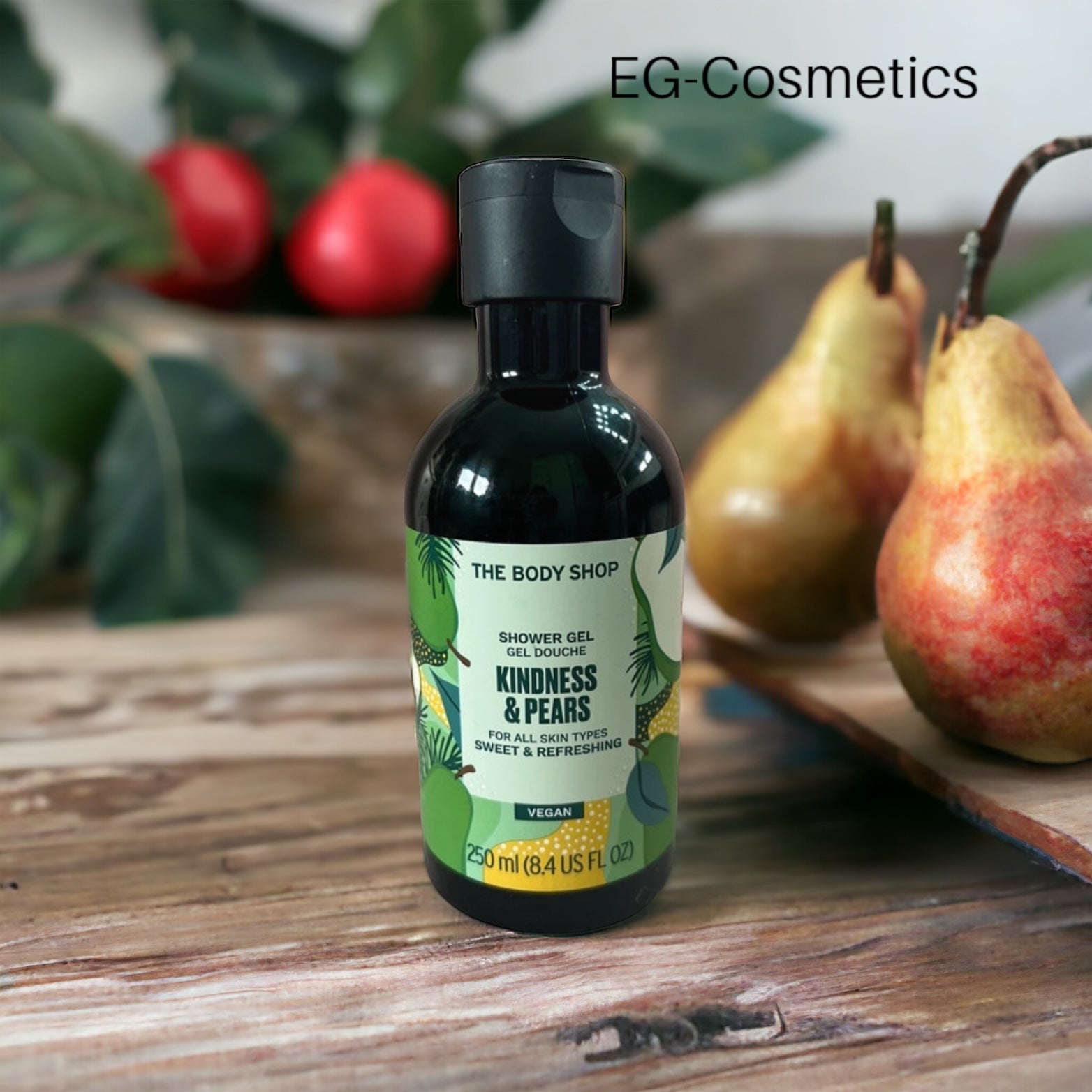 The Body Shop KINDNESS & PEARS Shower Gel 250ml EGCosmetics.co.uk