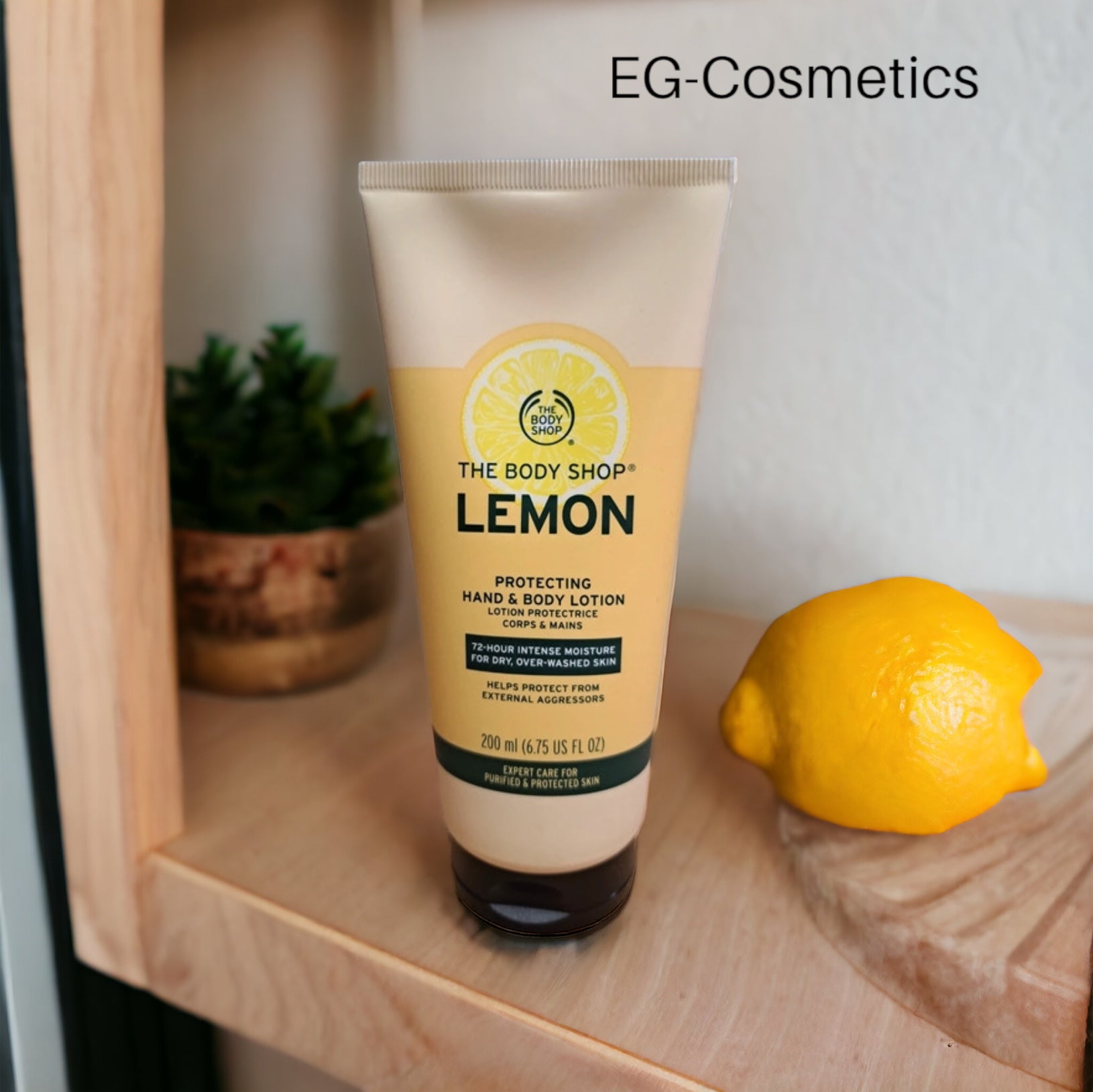 The Body Shop LEMON Protecting Hand & Body Lotion 200ml EGCosmetics