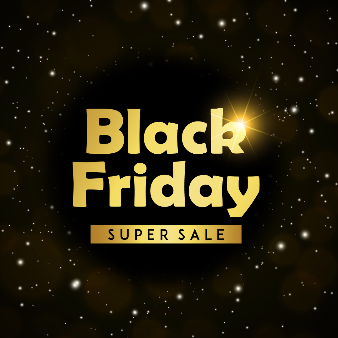 Black Friday 50% OFF!