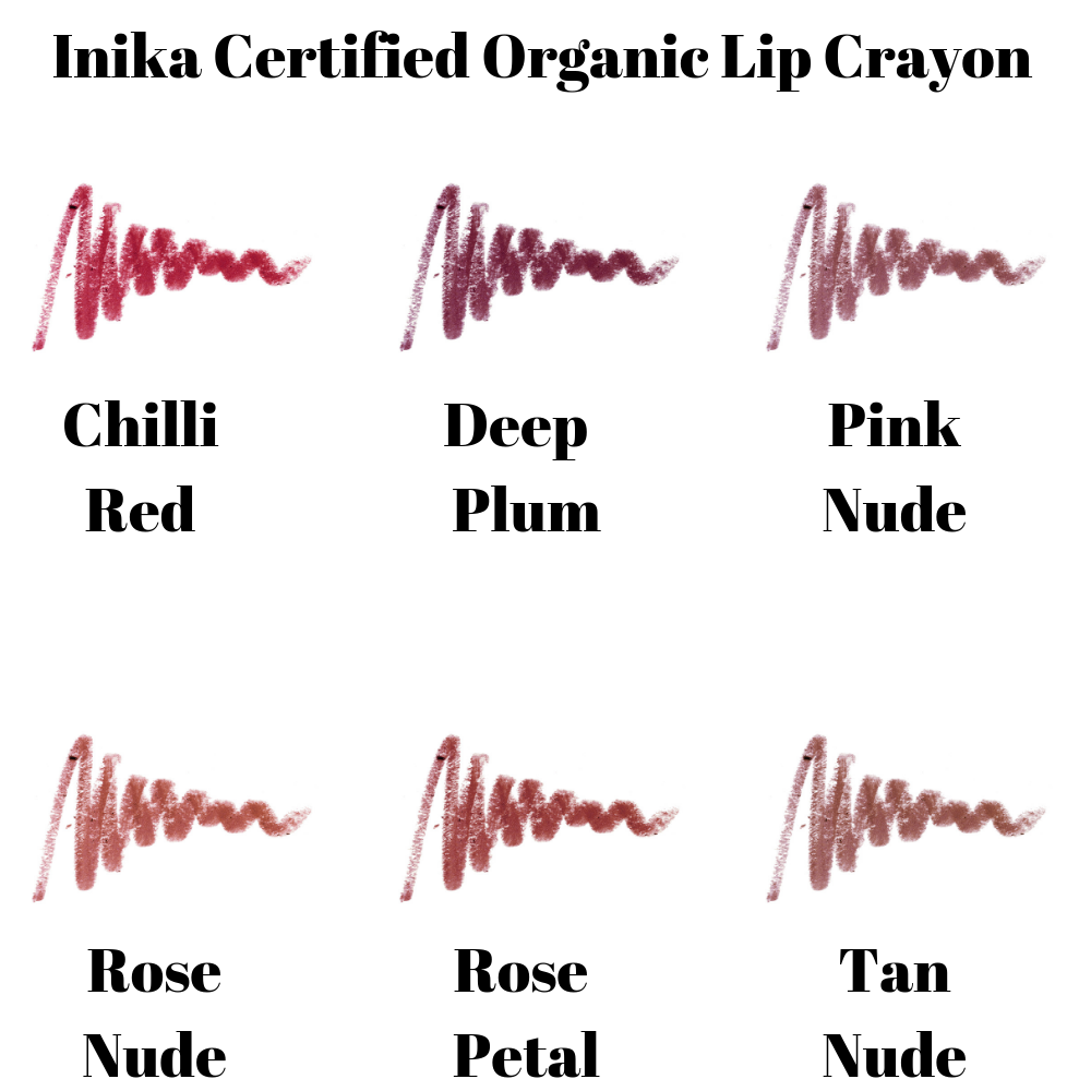 INIKA Organic Lip Crayon (Pink Nude) 3g