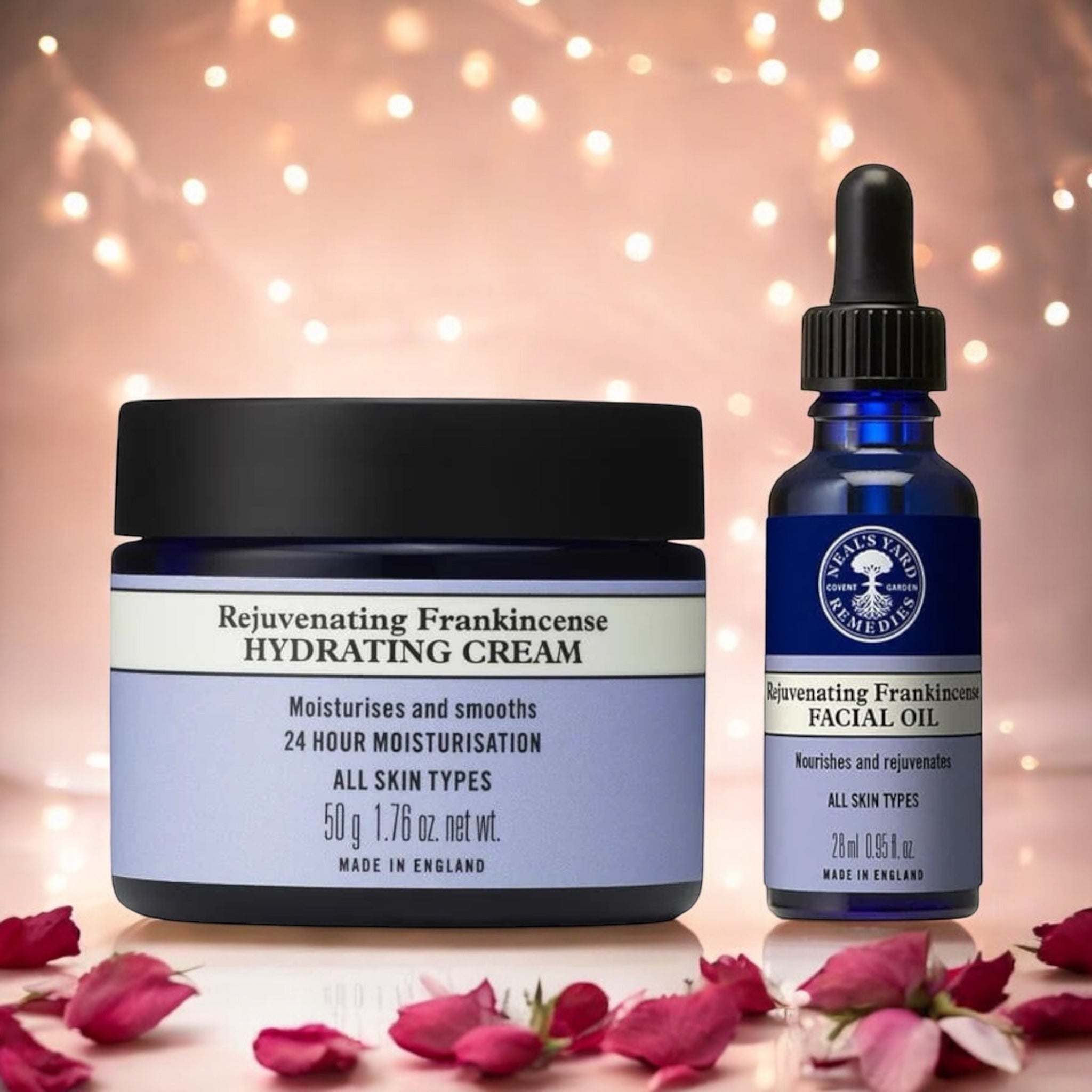 Neal's Yard Remedies Frankincense Hydrating Cream 50ml & Facial Oil 30ml duo