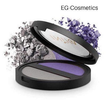 INIKA Pressed Mineral Eye Shadow Duo (Purple Platinum) 3.9g