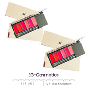 TWO Lancôme L'absolu Rouge Lip Art Palette 6 x Colours - 2 x Top Coats