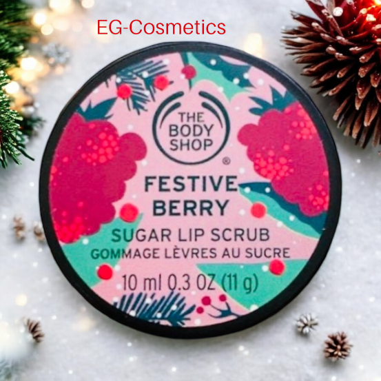 The Body Shop FESTIVE BERRY Sugar Lip Scrub 10ml