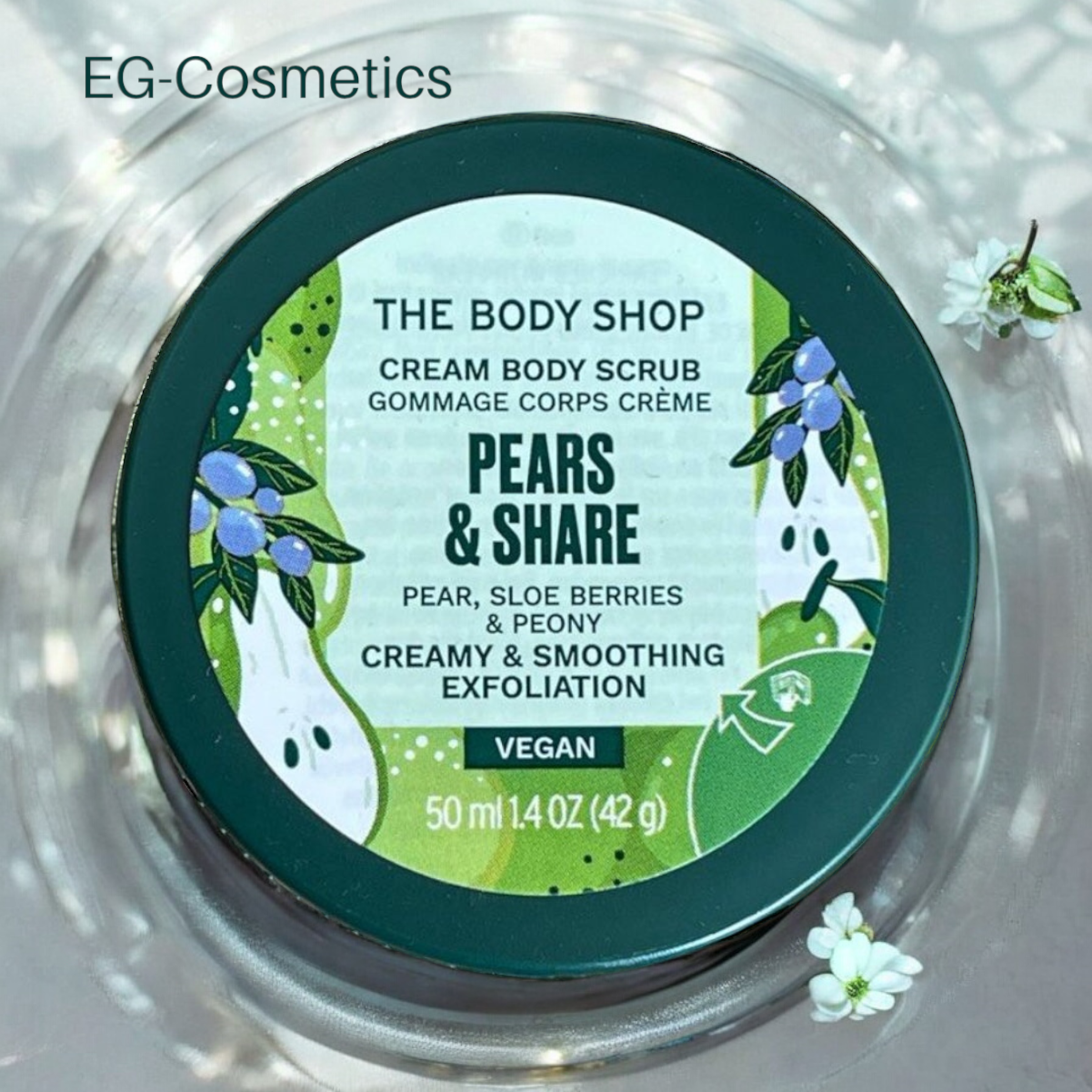 The Body Shop Pears & Share Body Scrub 50ml