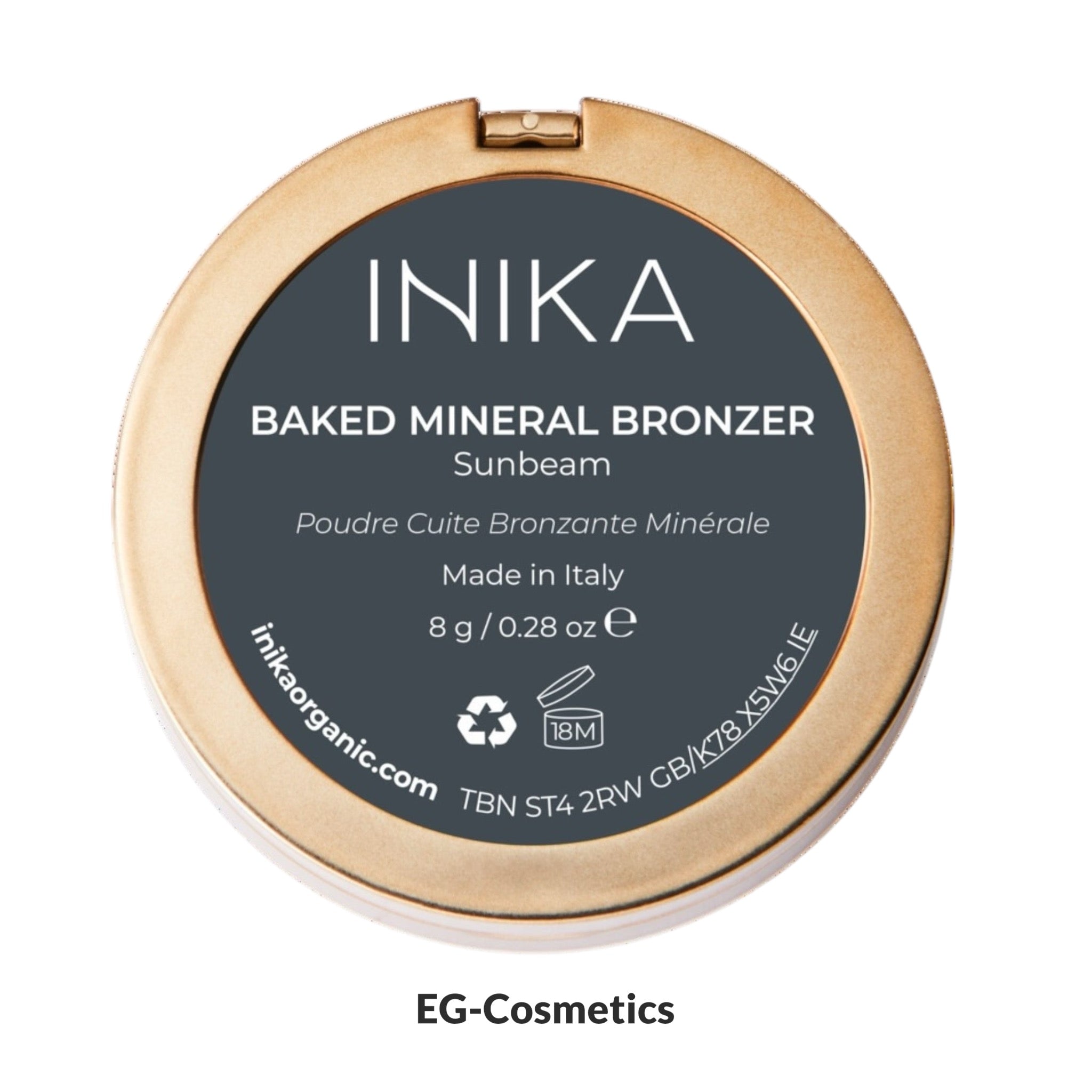 INIKA Organic Baked Mineral Bronzer (Sunbeam) 8g