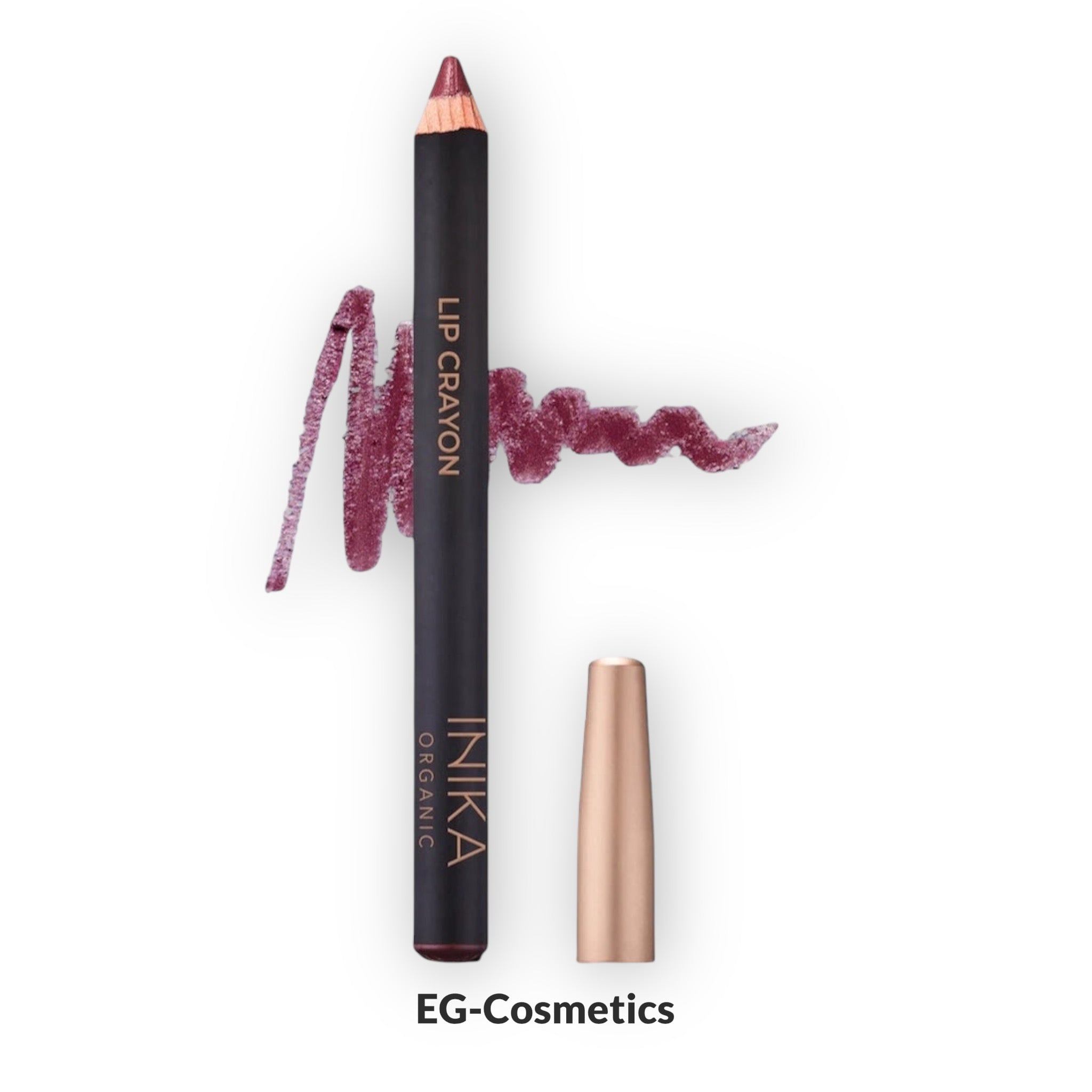INIKA Organic Lip Crayon (Deep Plum) 3g