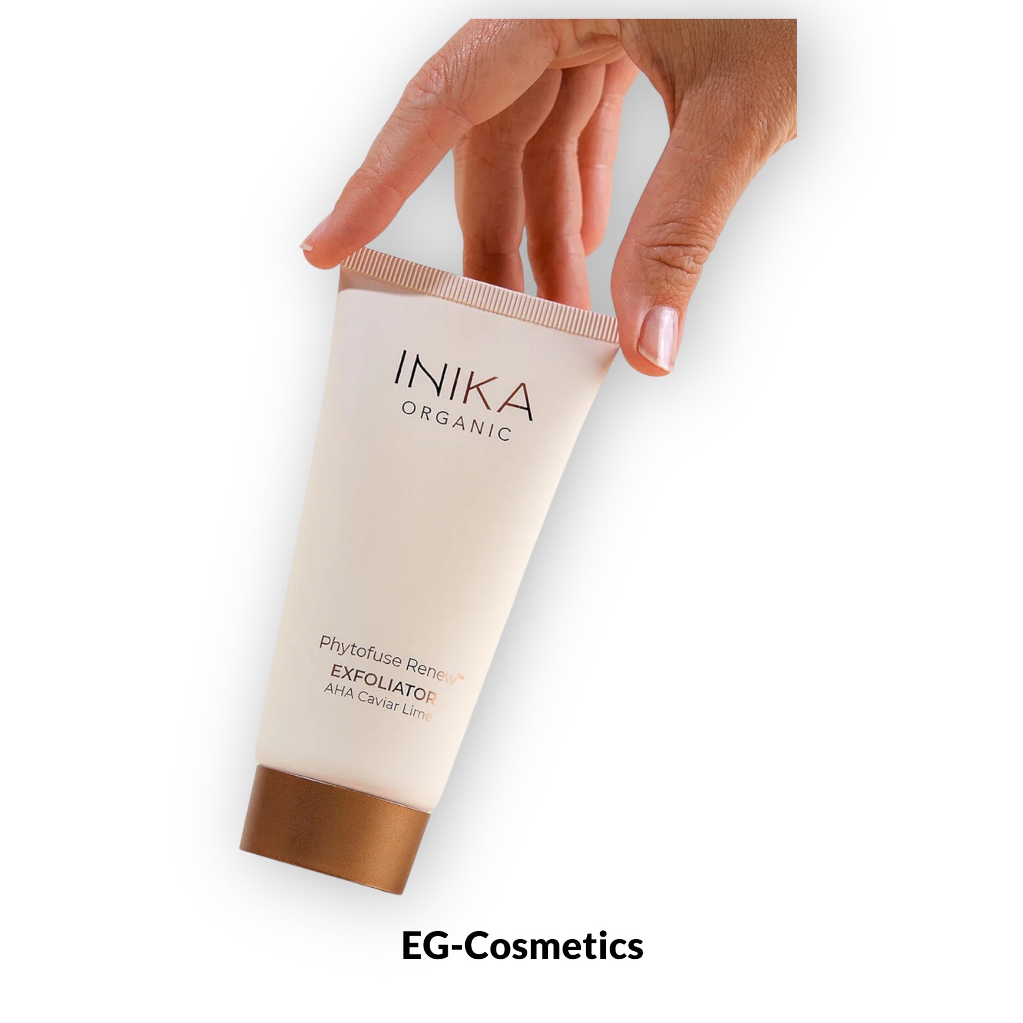 INIKA Organic Phytofuse Renew Caviar & Lime Cream Exfoliator 100ml (UNBOXED)