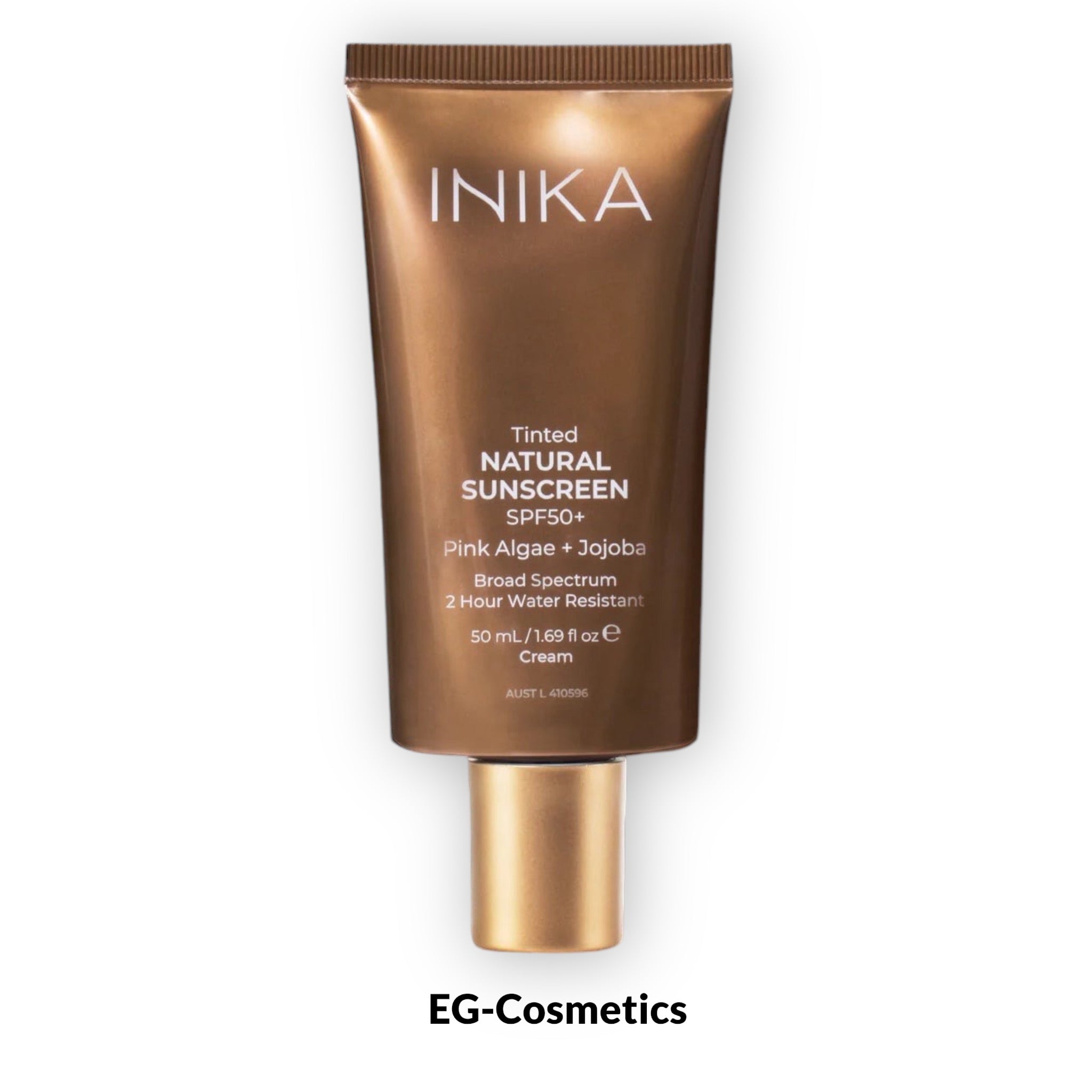 INIKA Organic Tinted Natural Sunscreen SPF50+ 50ml