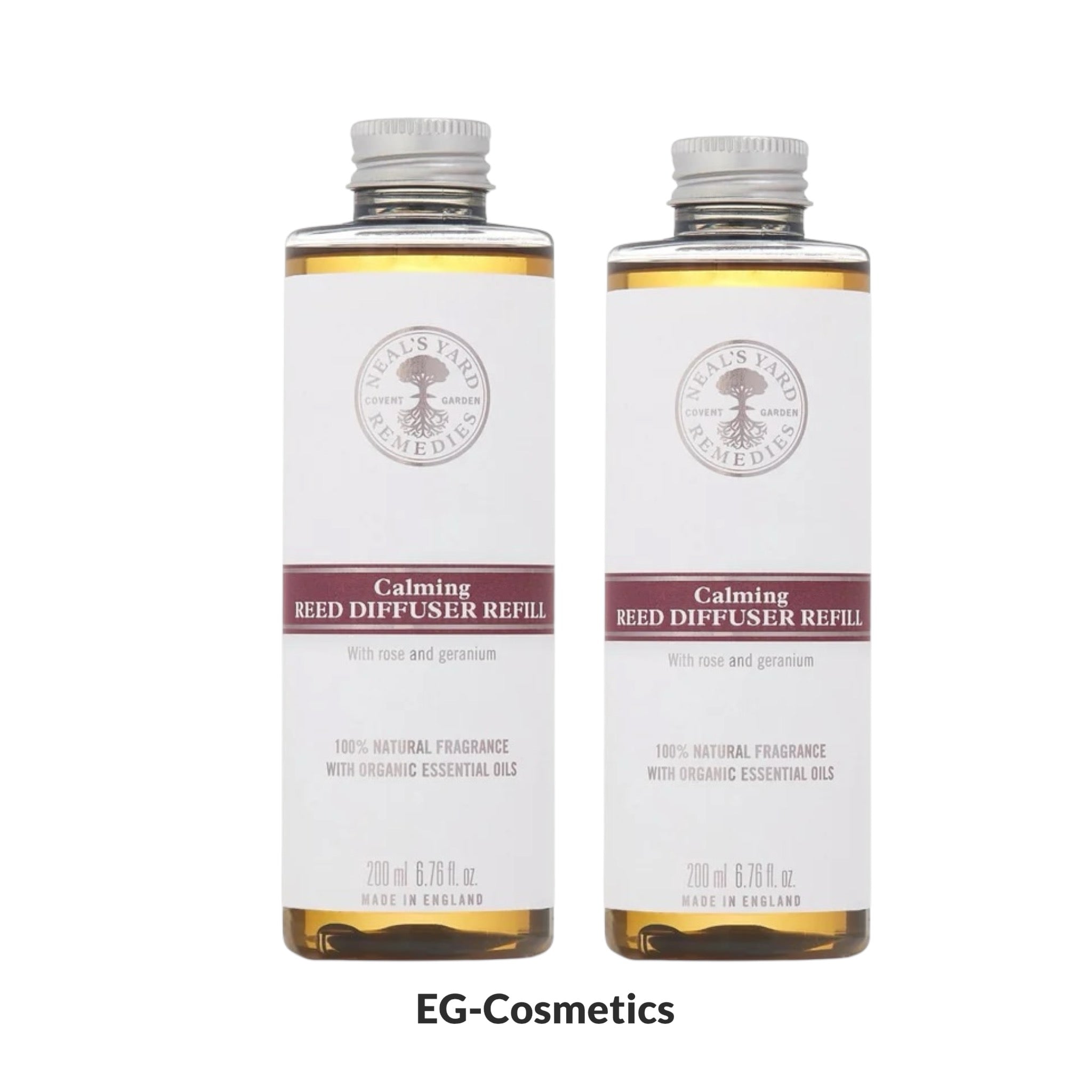 Neal's Yard Organic Calming Reed Diffuser Refill 200ml DUO
