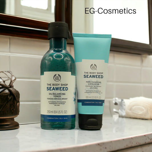 The Body Shop by EG-Cosmetics Seaweed Exfoliator 100ml & Oil Balancing Toner 250ml DUO