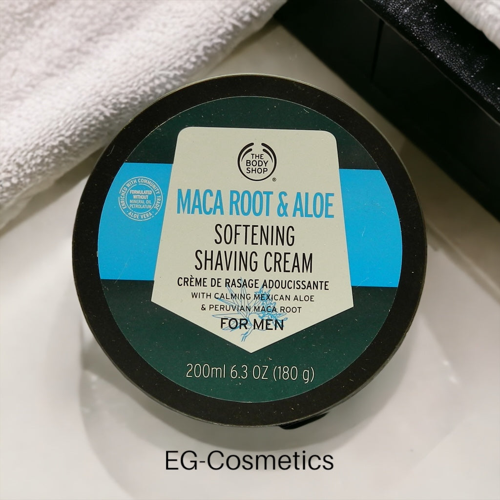 The Body Shop MACA Root & ALOE Softening Shave Cream 200ml