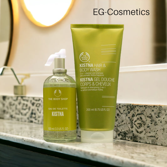 The Body Shop by EG-Cosmetics Men's KISTNA Hair & Body Wash and EDT DUO 200ml