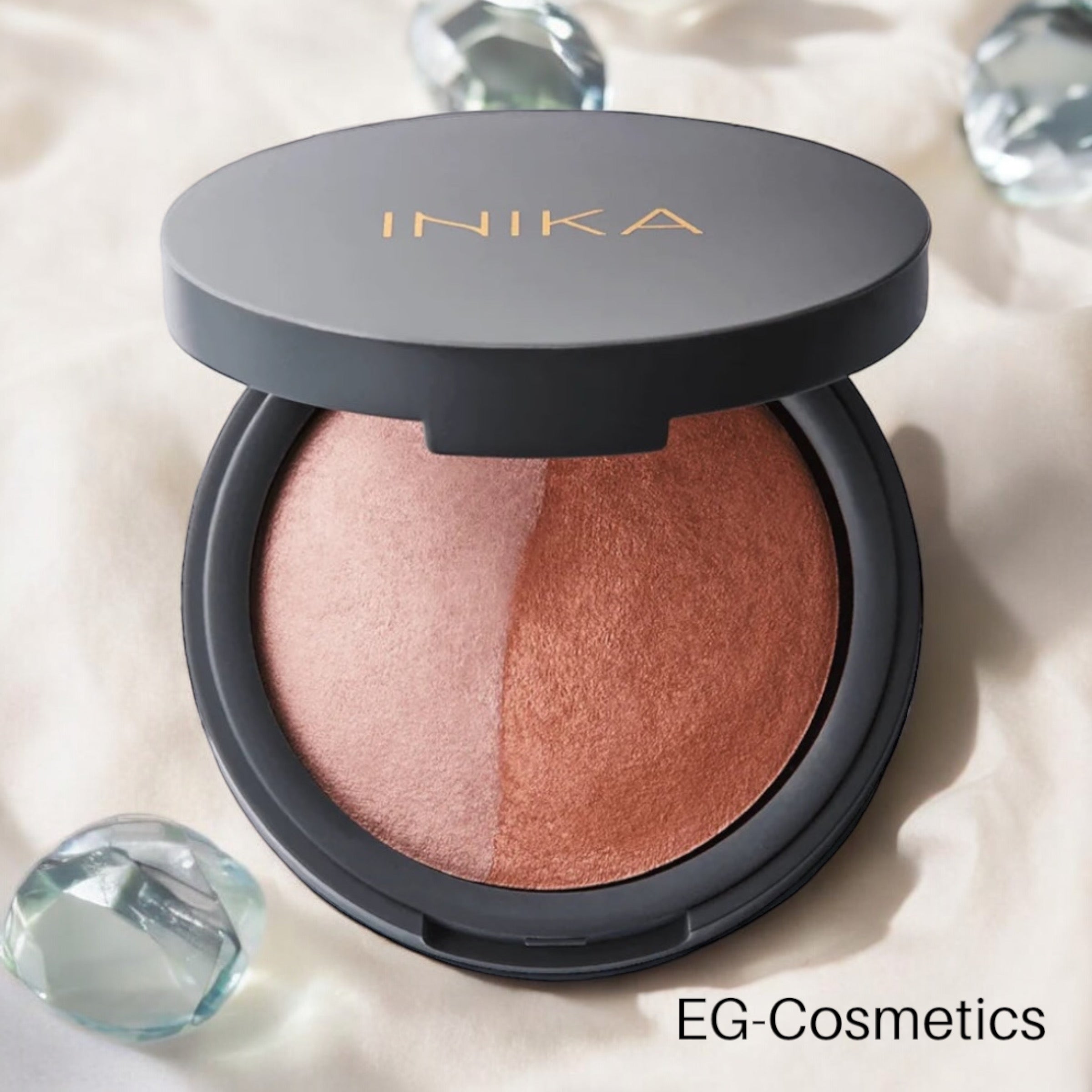 INIKA Organic Mineral Baked Blush Duo (Pink Tickle) 6.5g