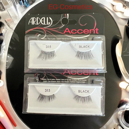 Ardell False Eyelashes 315 Black (2 sets)