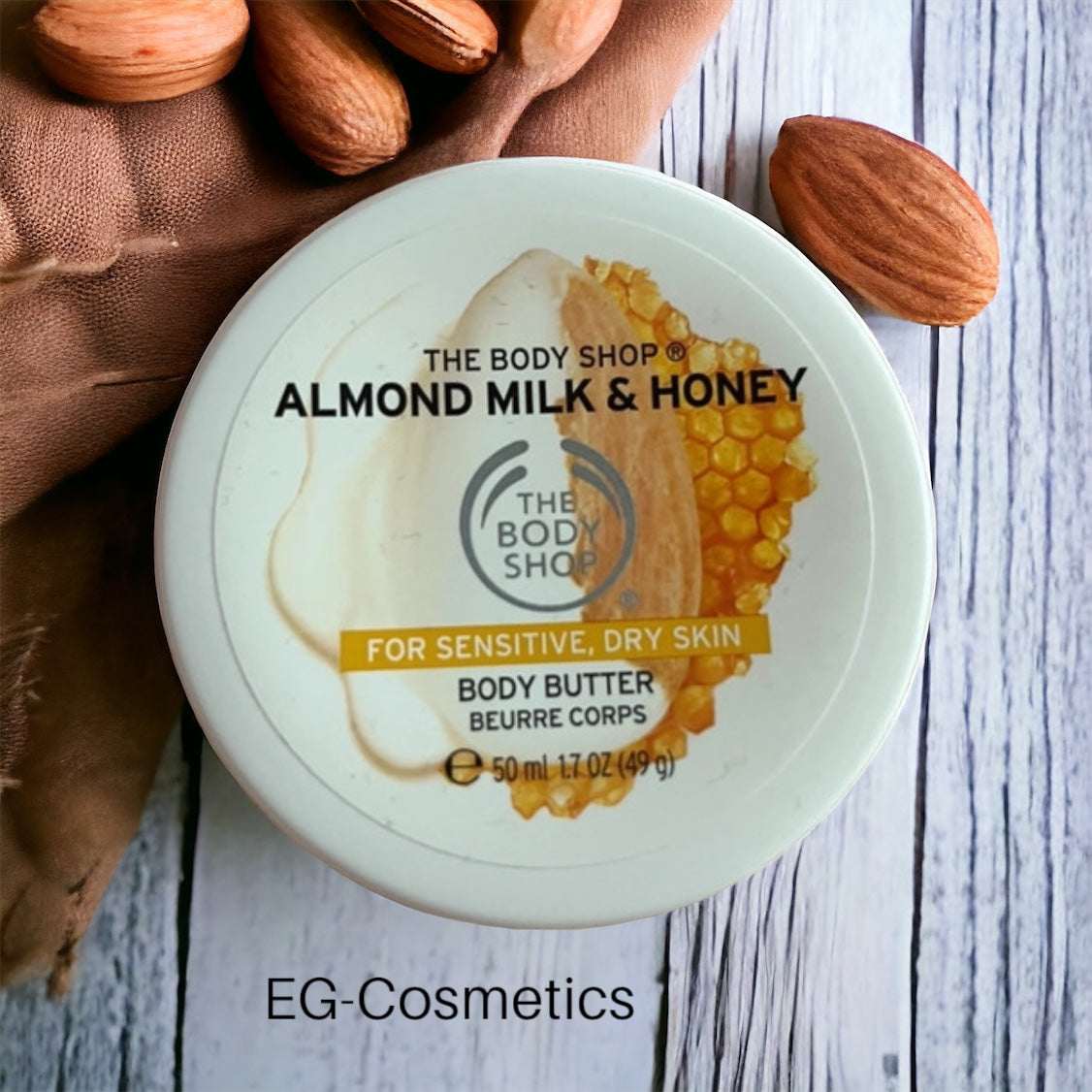The Body Shop Almond Milk & Honey {for Sensitive Skin} Body Butter 50ml