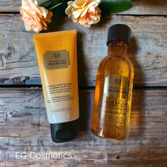 The Body Shop by EG-Cosmetics  Oils of Life™ Cleansing Oil & Essence DUO