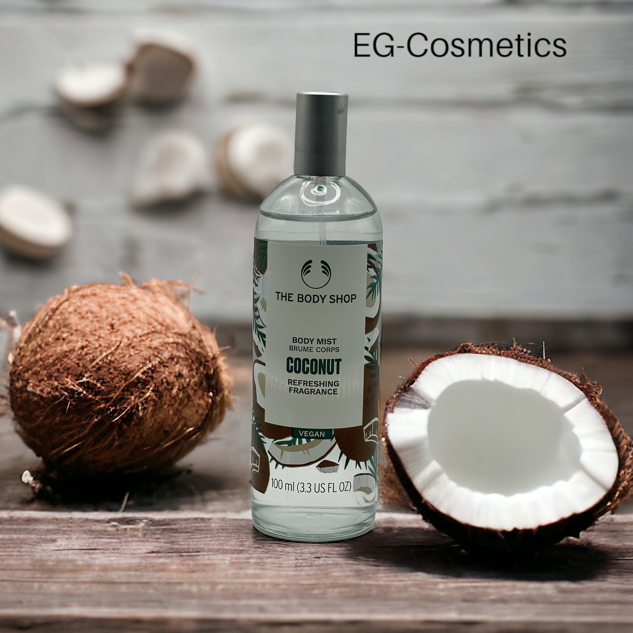 Body shop coconut body mist hot sale