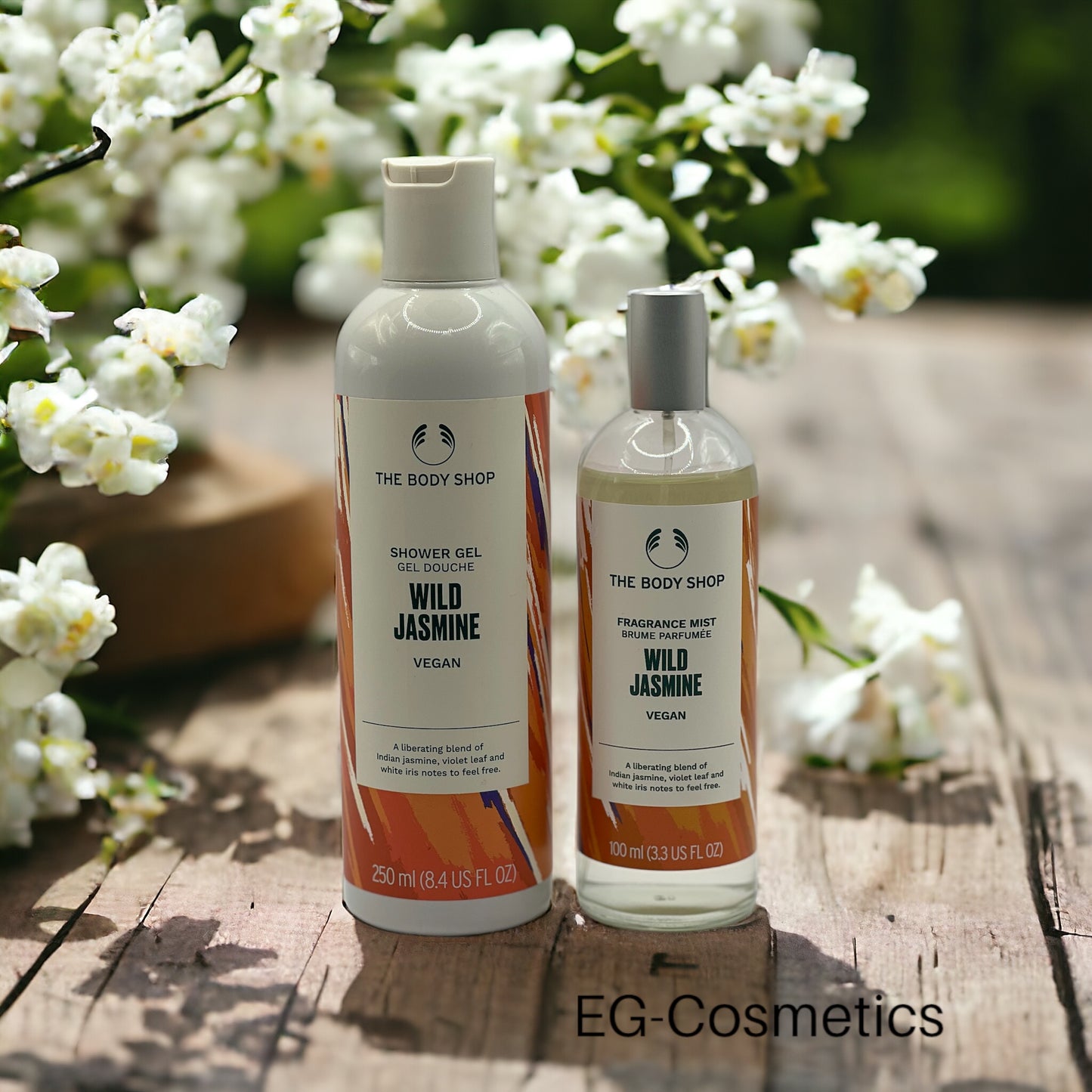 The Body Shop by EG-Cosmetics Wild Jasmine Shower Gel & Body Mist Gift