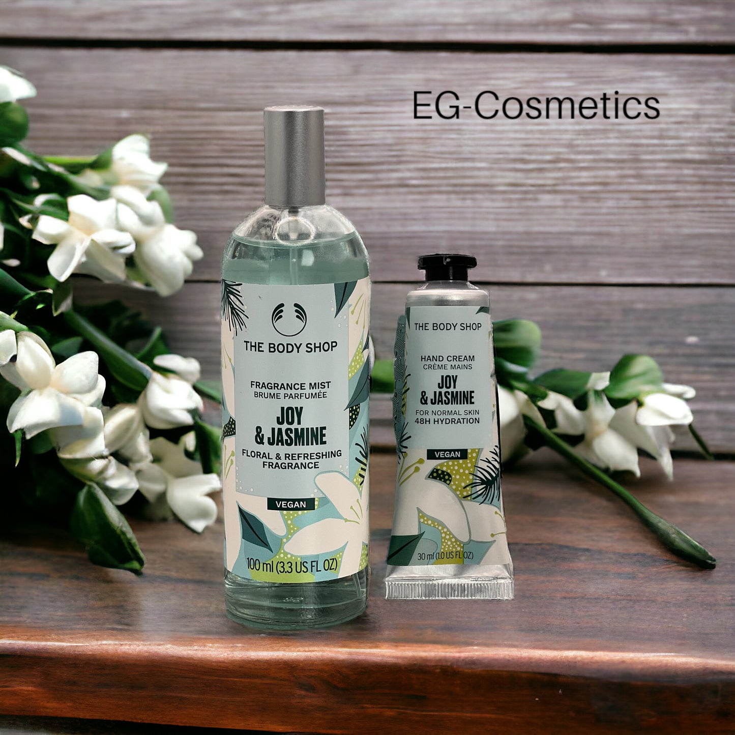 The Body Shop by EG-Cosmetics Joy & Jasmine Hand Cream 30ml & Fragrance Mist Duo