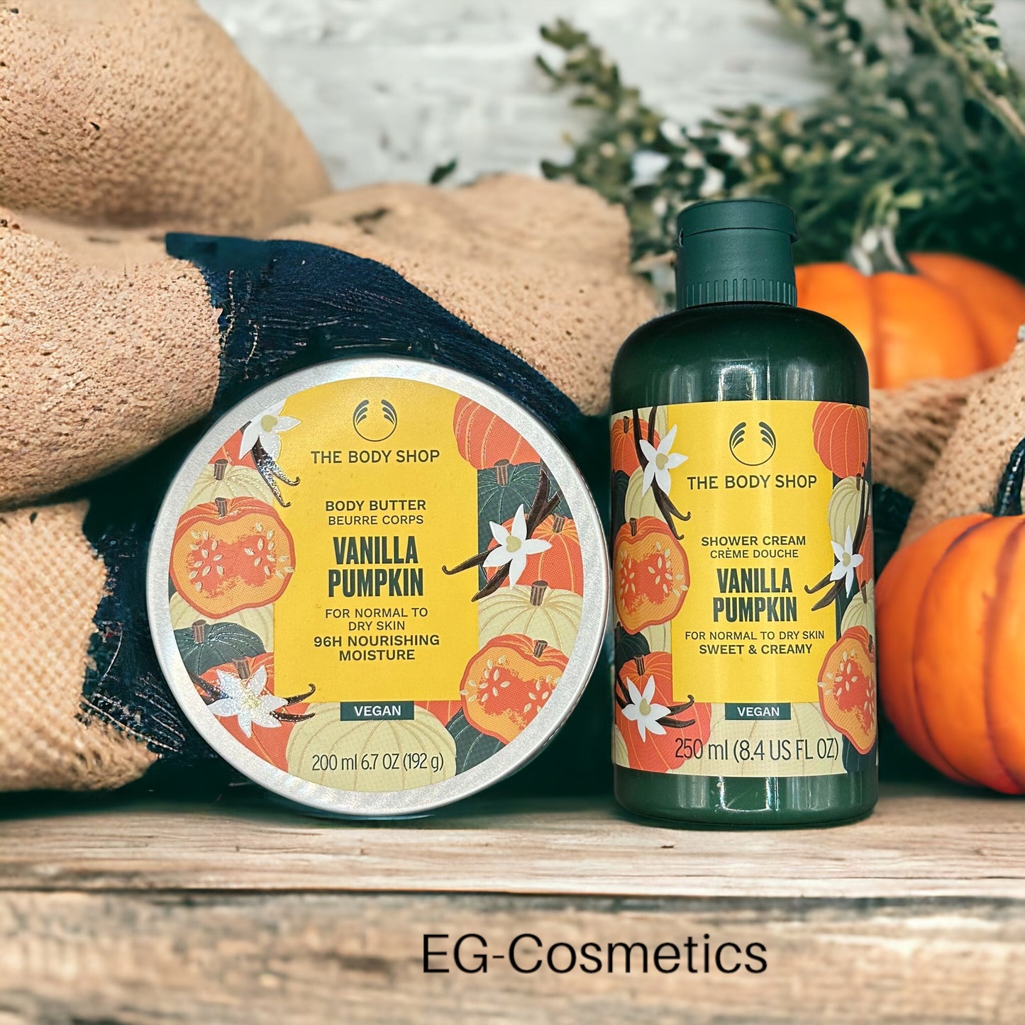 The Body Shop by EG-Cosmetics Vanilla Pumpkin Body Butter & Shower Gel Duo