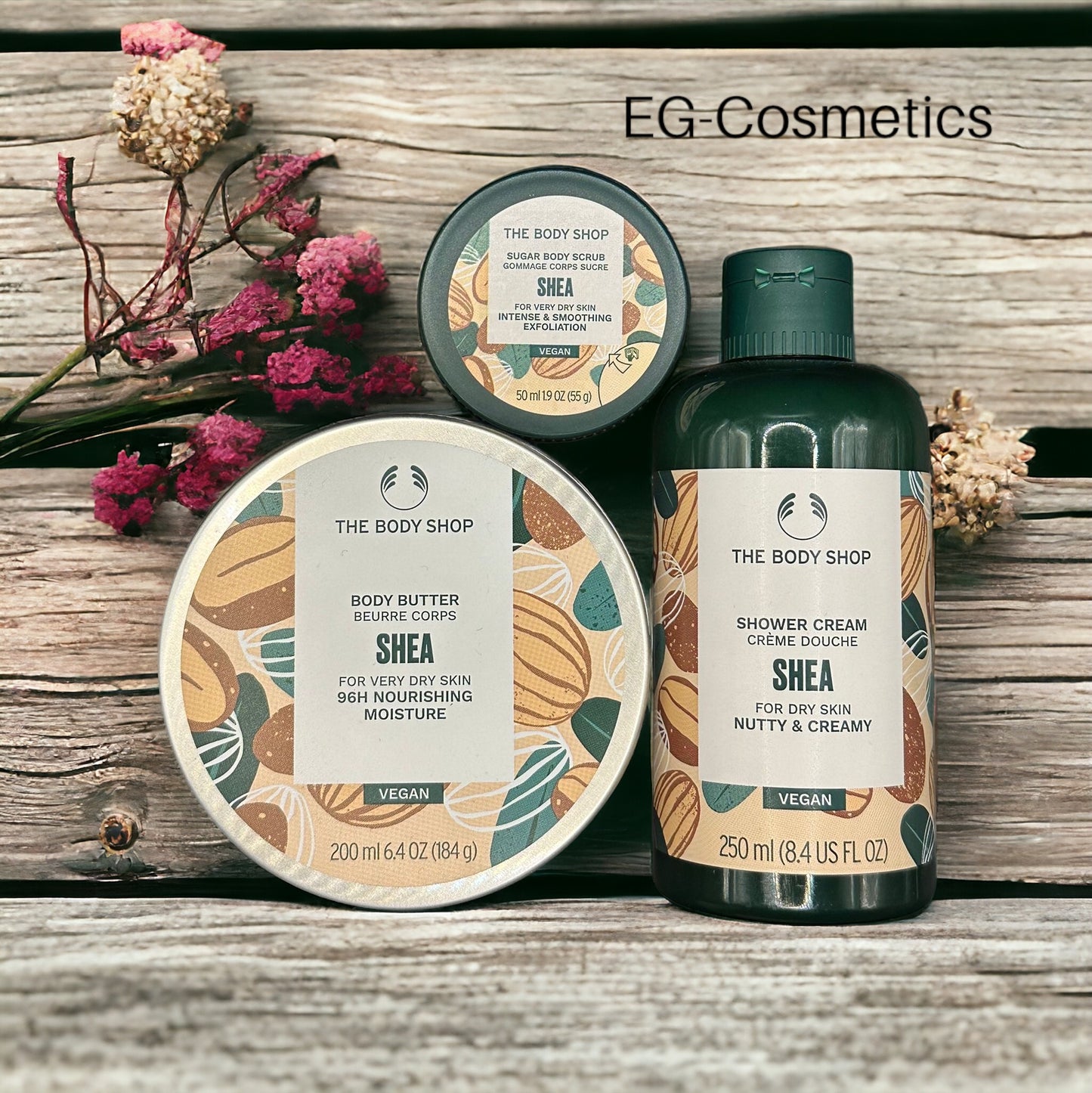 The Body Shop by EG-Cosmetics "SHEA BUTTER" 3-Piece Gift Set by EG-Cosmetics