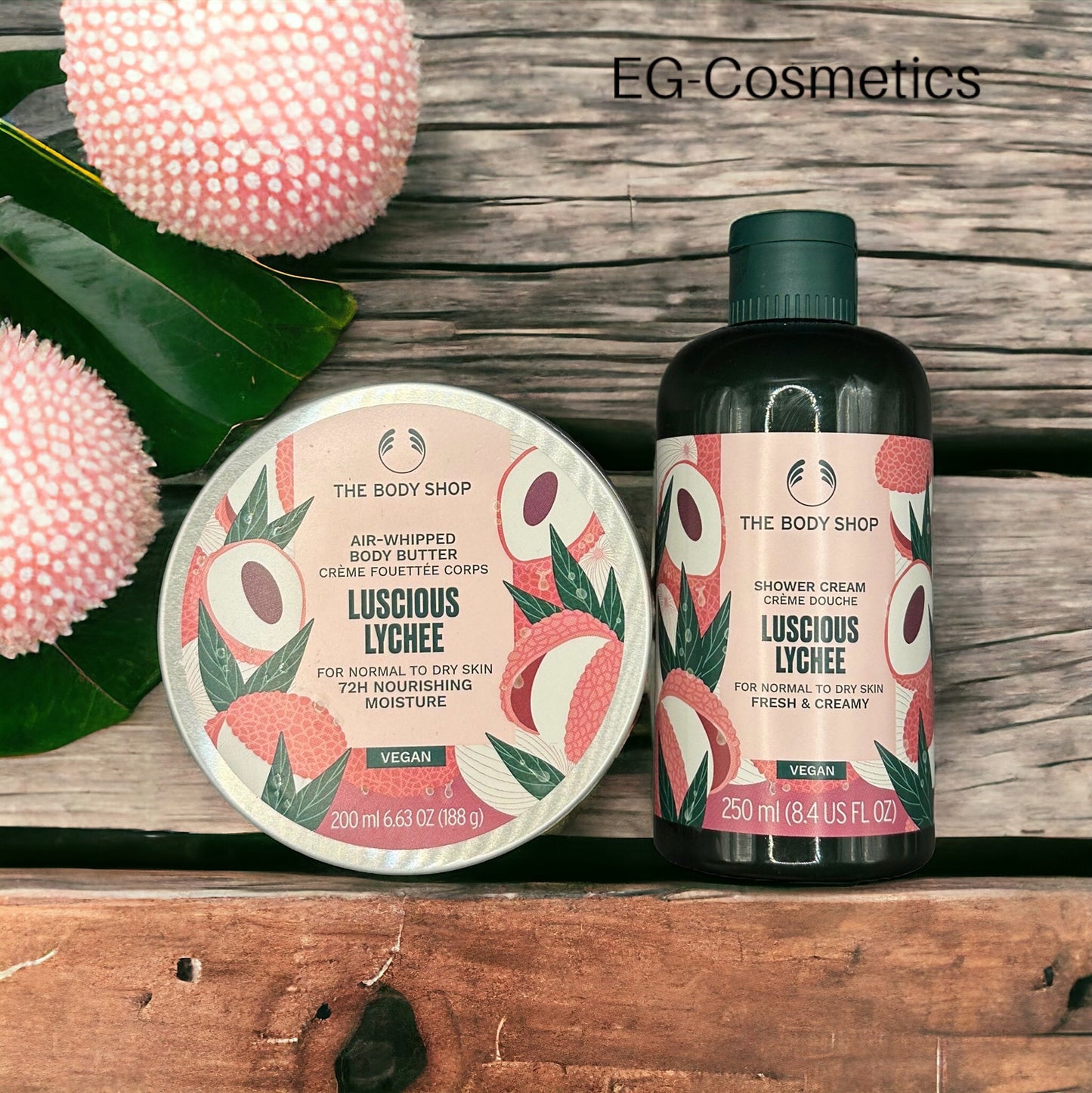 The Body Shop by EG-Cosmetics Luscious Lychee Body Butter & Shower Cream Duo