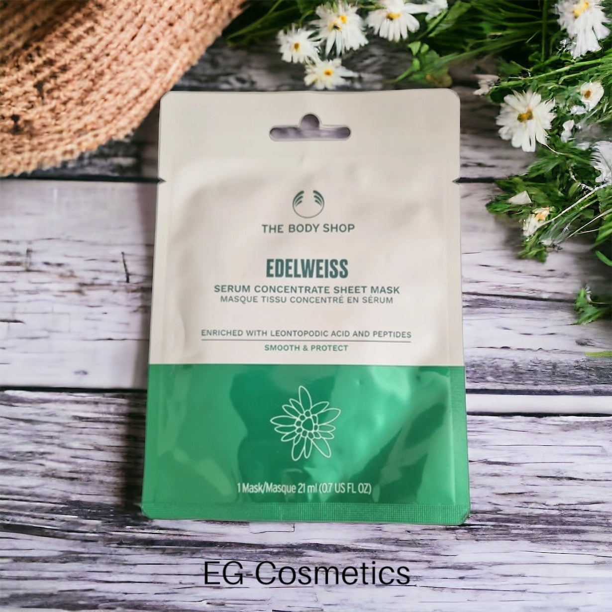 The Body Shop Edelweiss Serum Concentrate Sheet Mask 21ml