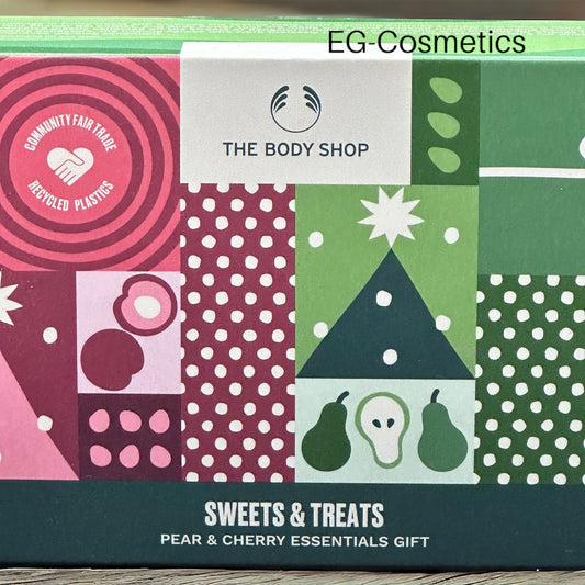 The Body Shop 4 Piece set Sweets Treats 'Pear and Cherry' Essential Gift