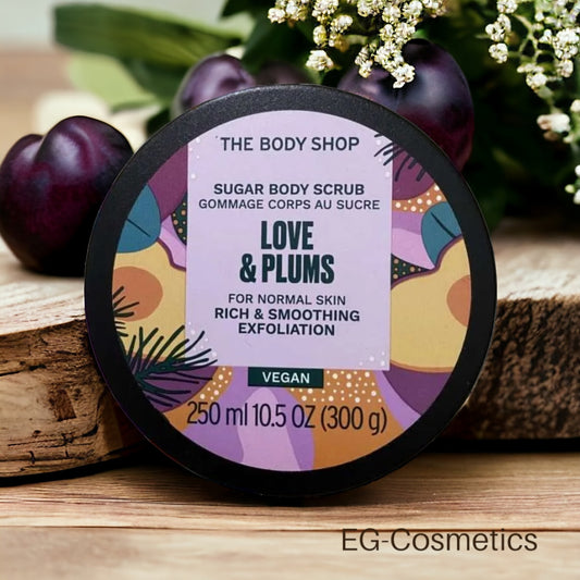 The Body Shop LOVE & PLUMS Sugar Body Scrub 250ml