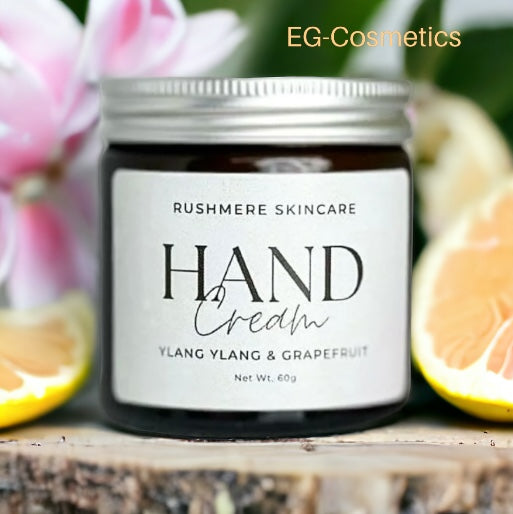 Rushmere Skincare Ylang Ylang & Grapefruit Hand Cream (Organic) 60g