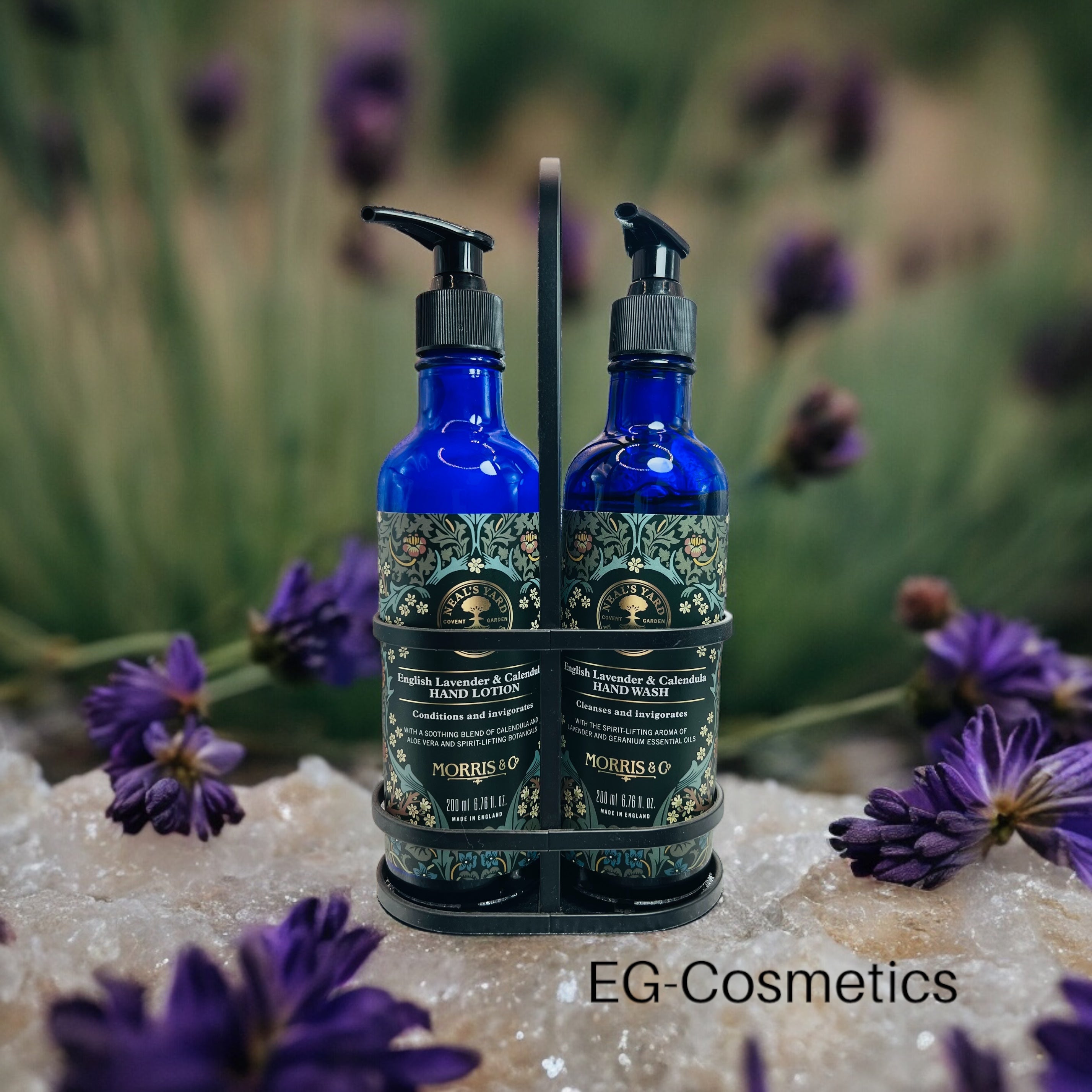 Neal's Yard Remedies English Lavender & Calendula Hand Wash 200ml & Lotion 200ml DUO