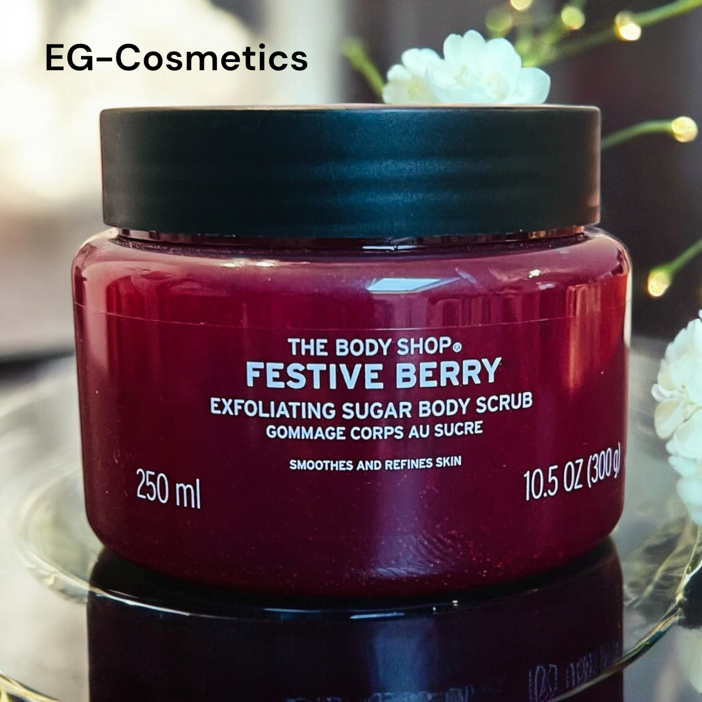 The Body Shop Festive Berry Exfoliating Sugar Body Scrub 250ml