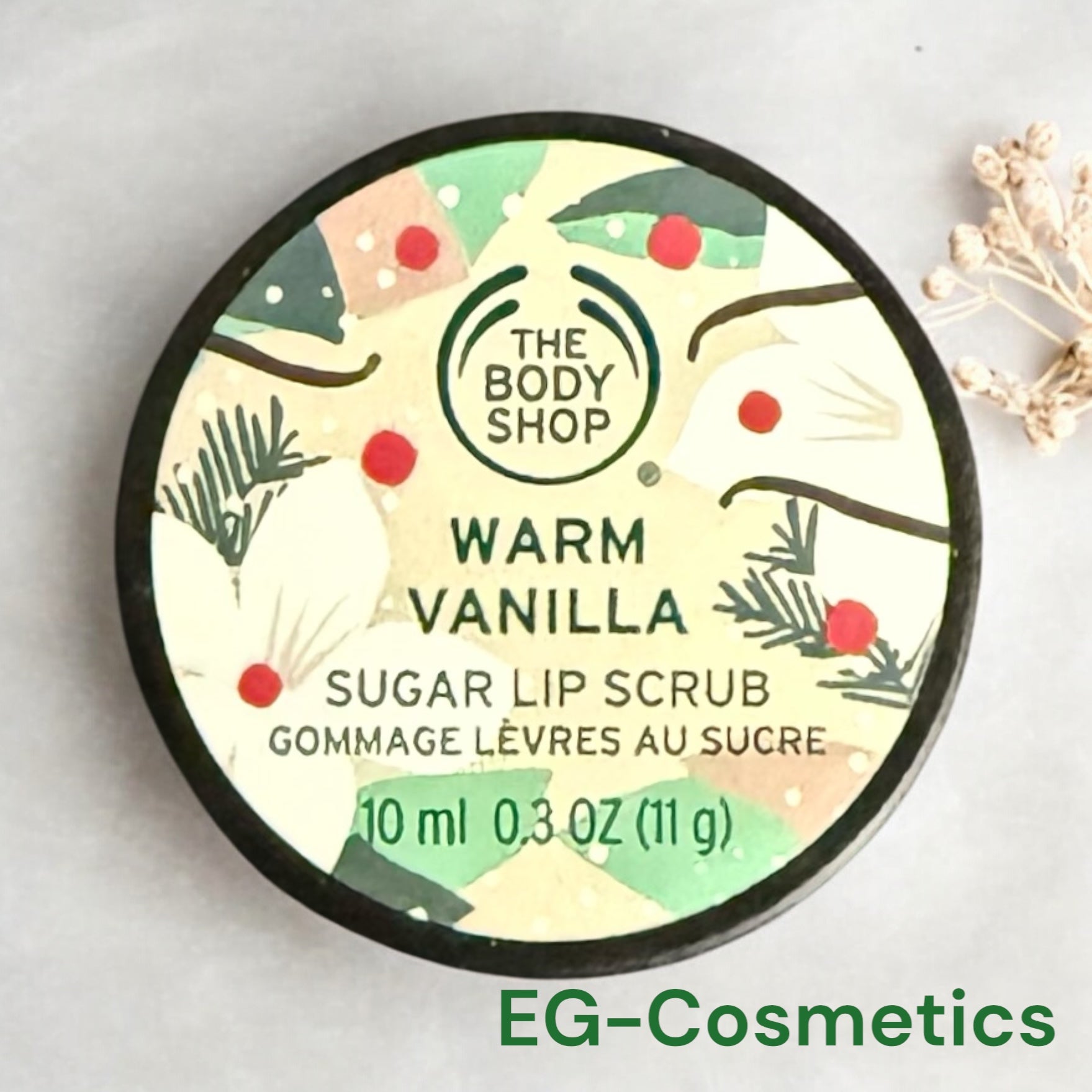 The Body Shop WARM VANILLA Sugar Lip Scrub 10ml