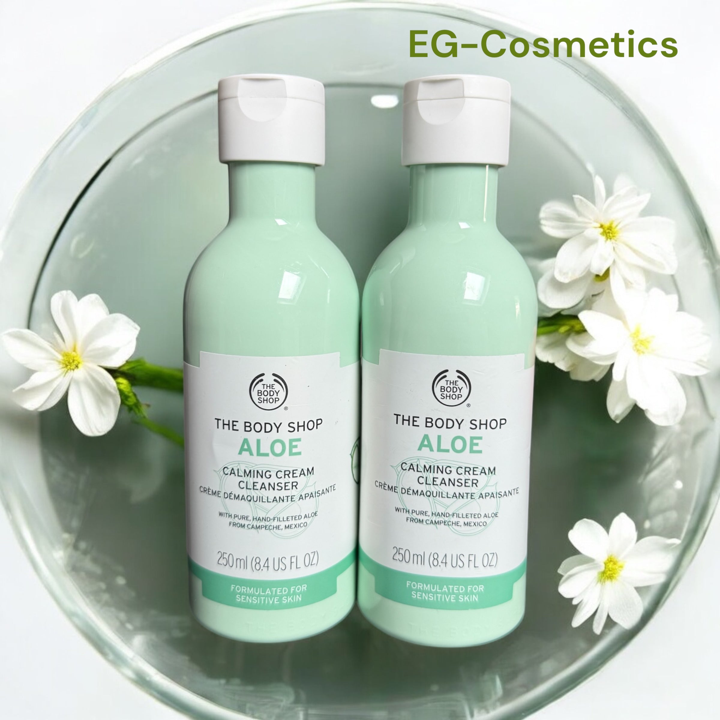 The Body Shop ALOE Calming Cream Cleanser DUO