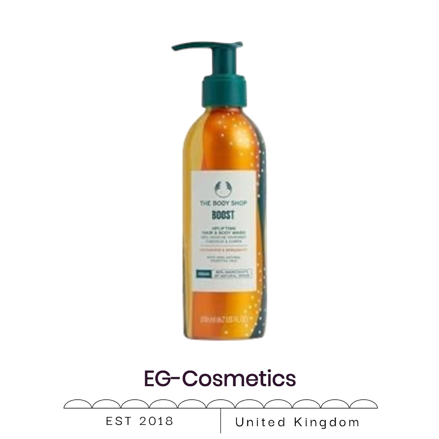The Body Shop BOOST Uplifting Hair & Body Wash 200ml