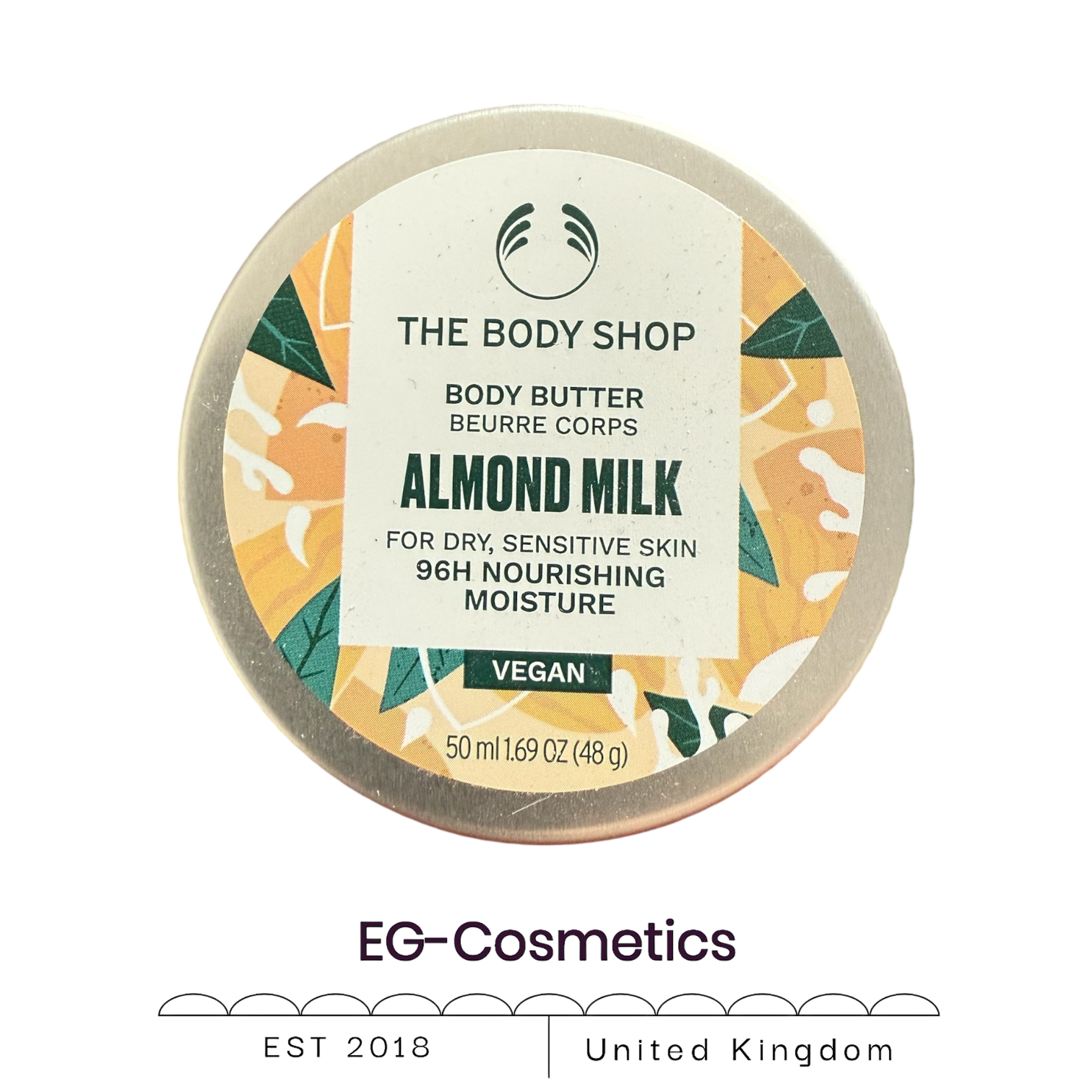 The Body Shop ALMOND MILK Body Butter 50ml (travel Size)