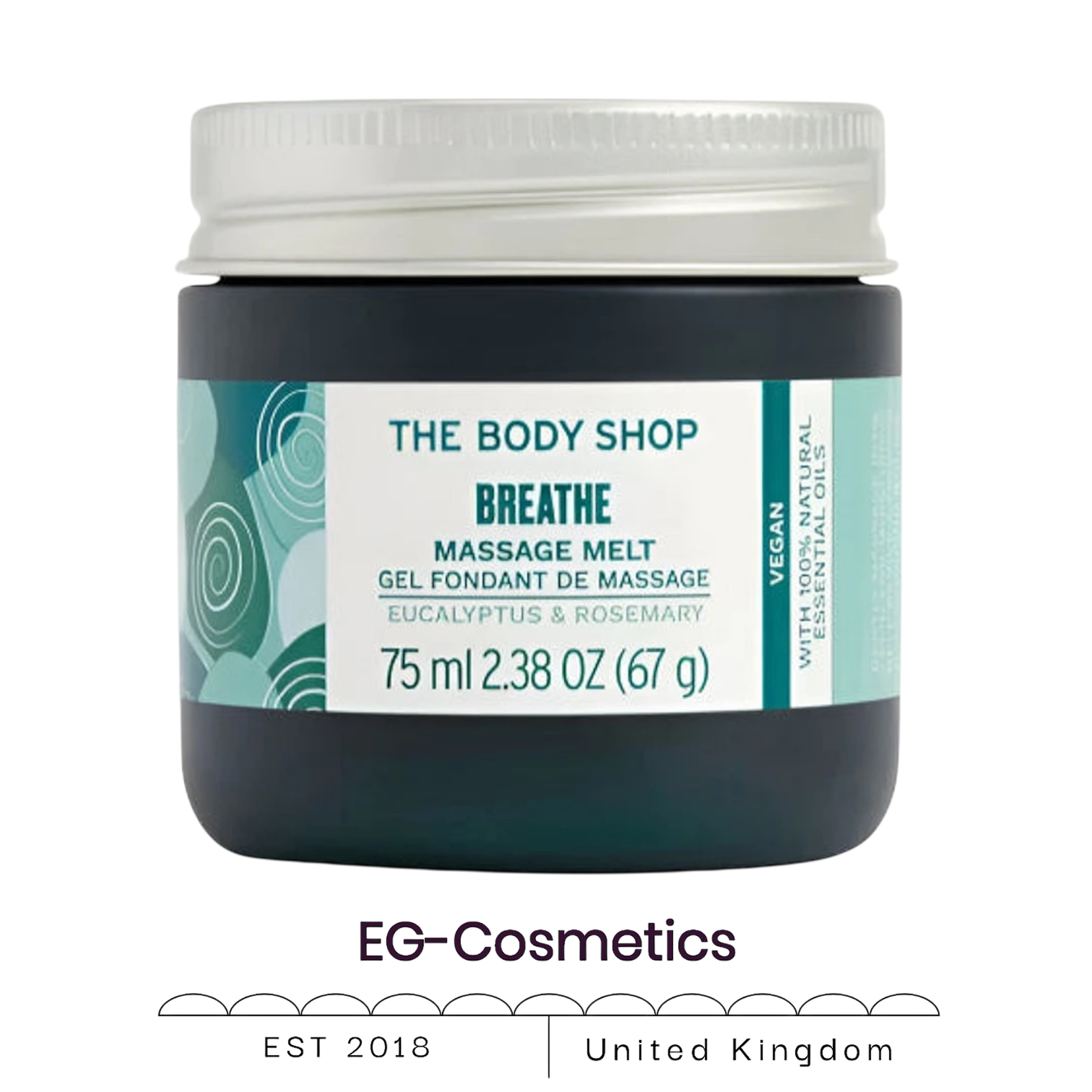 The Body Shop Breathe Massage Melt 75ml