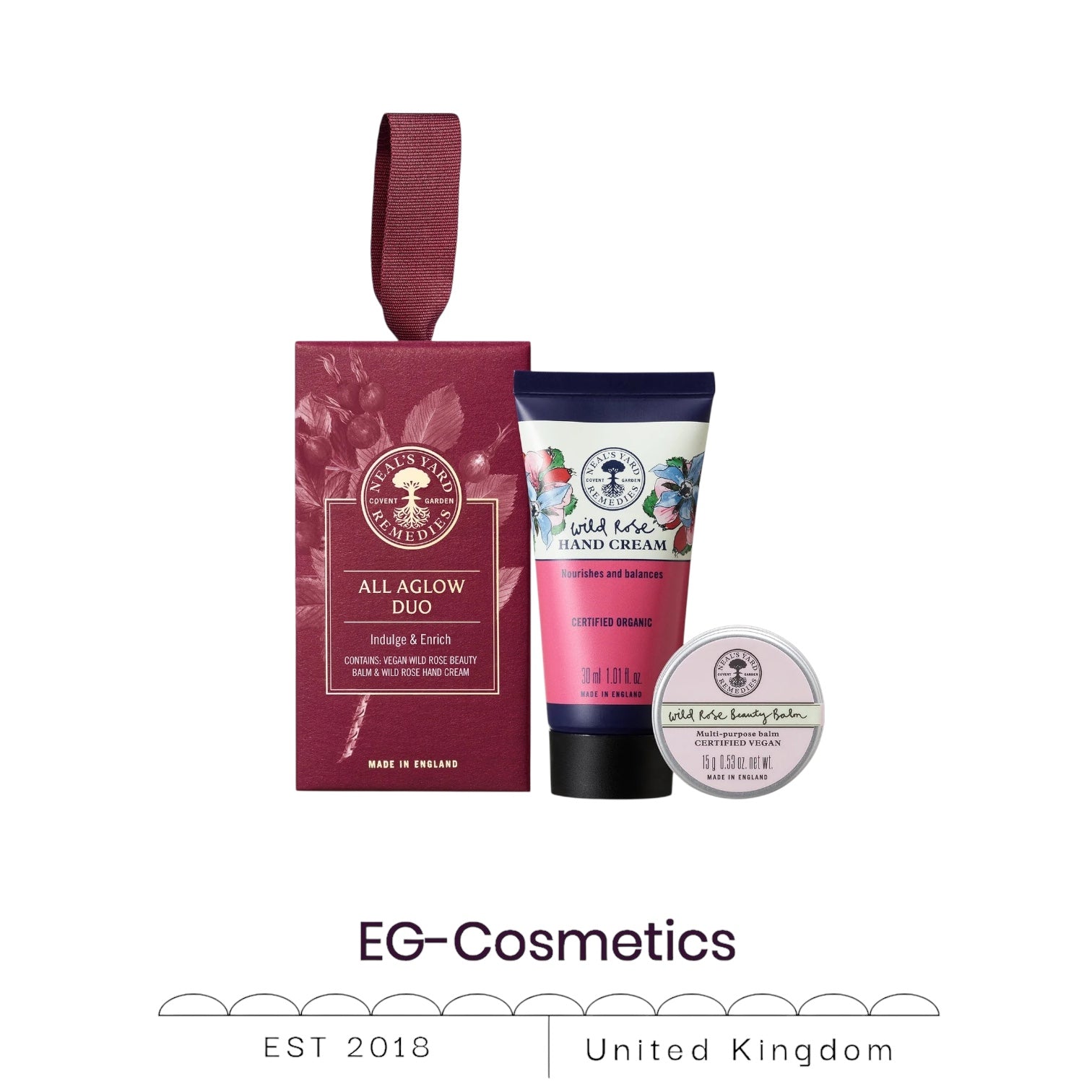 Neal's Yard Remedies All Aglow Duo - Wild Rose Gift