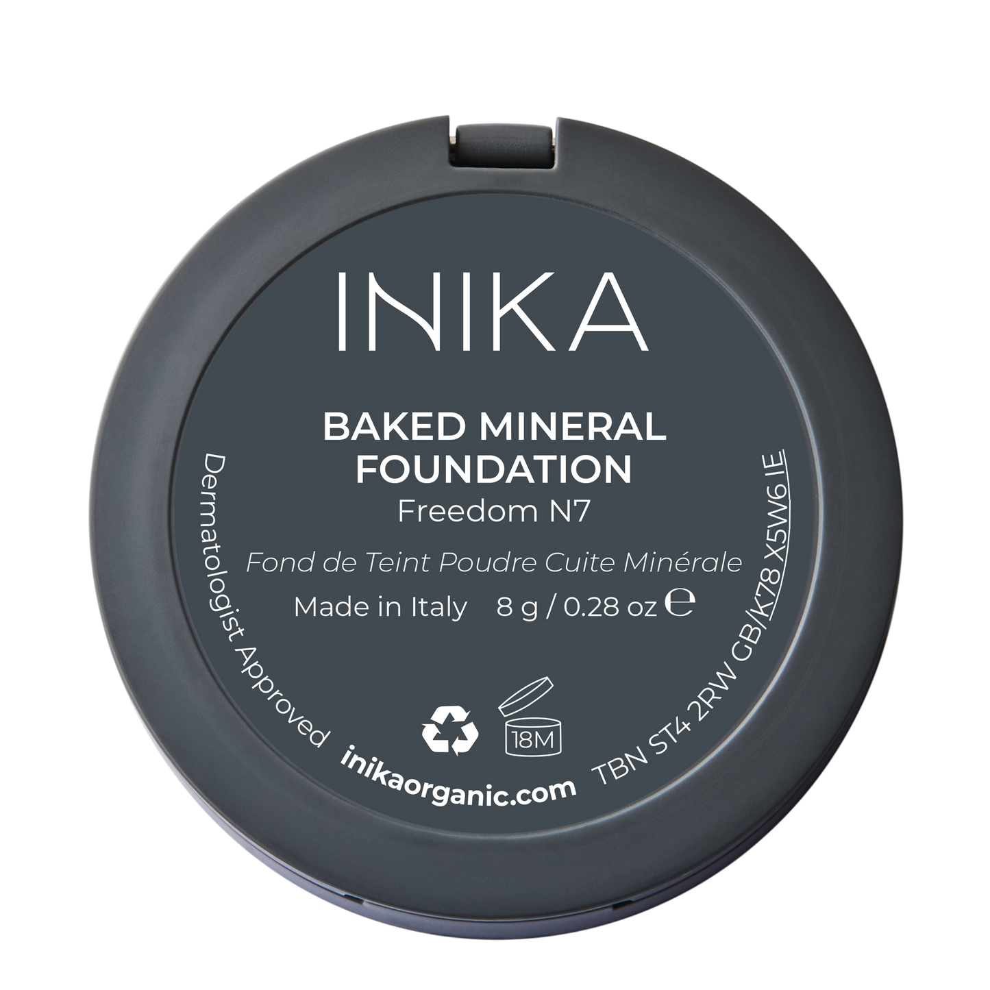 INIKA Certified Baked Mineral Foundation 8g FREEDOM