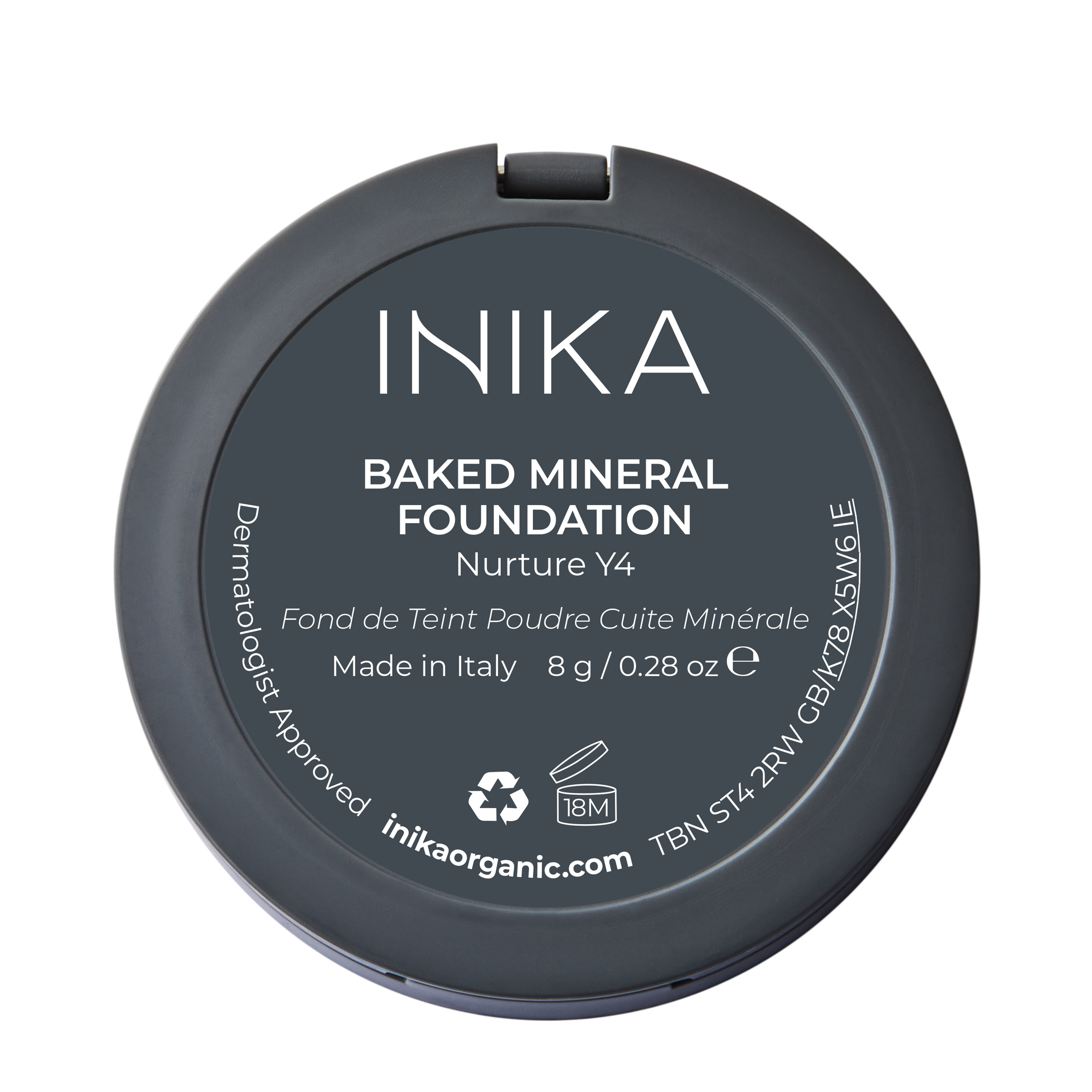 INIKA Certified Baked Mineral Foundation 8g NURTURE