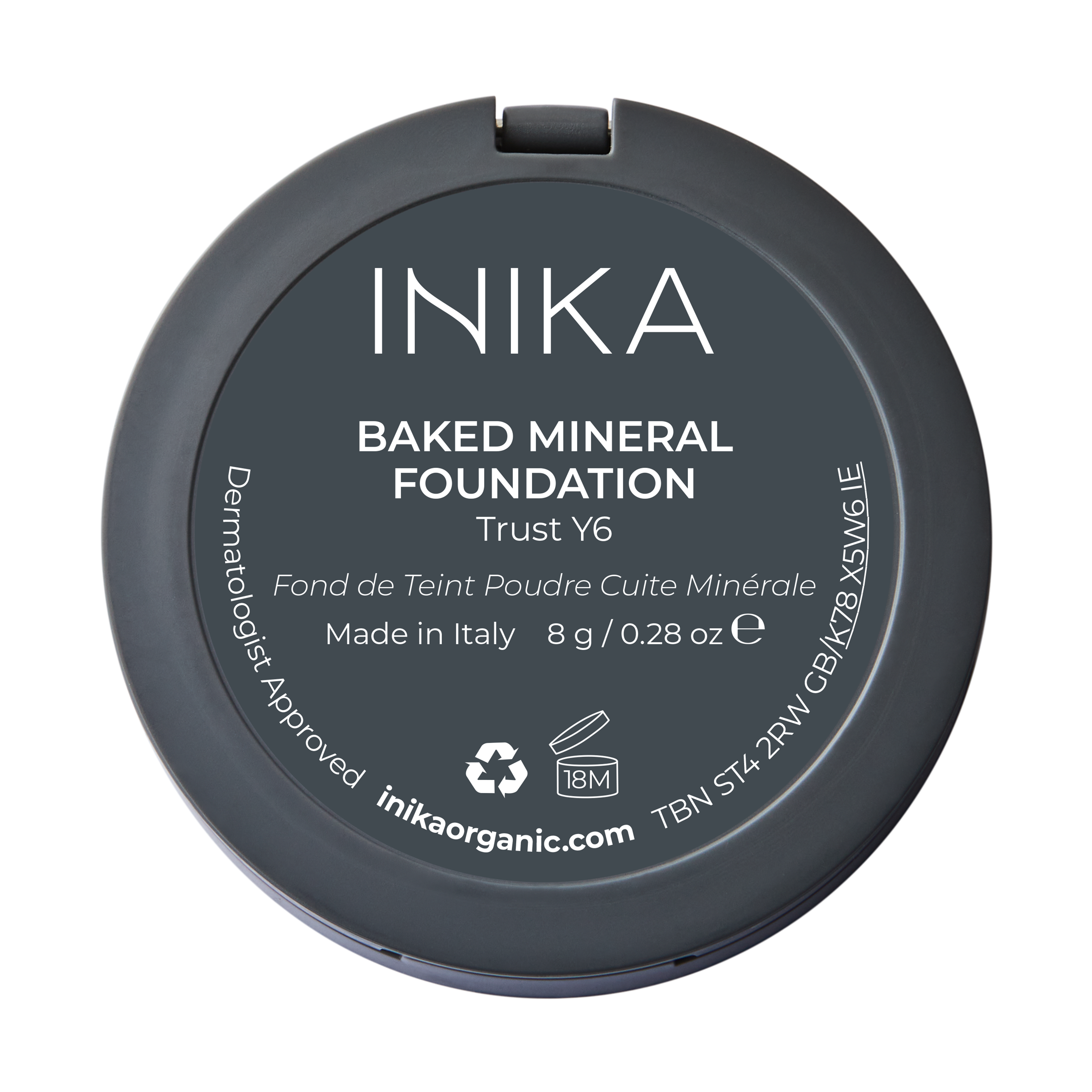 INIKA Certified Baked Mineral Foundation 8g TRUST