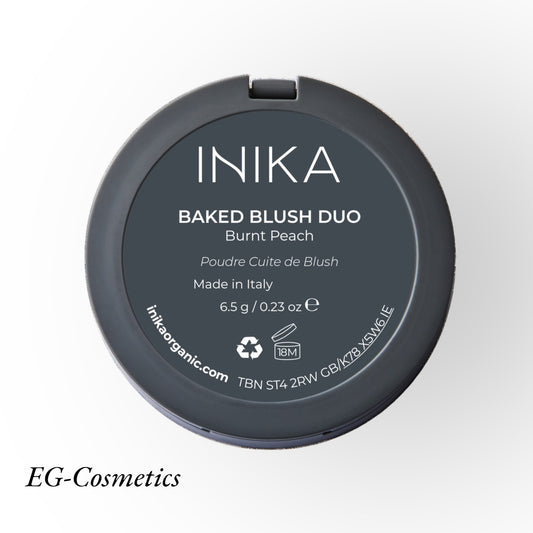 INIKA Organic Mineral Baked Blush Duo (Burnt Peach) 6.5g
