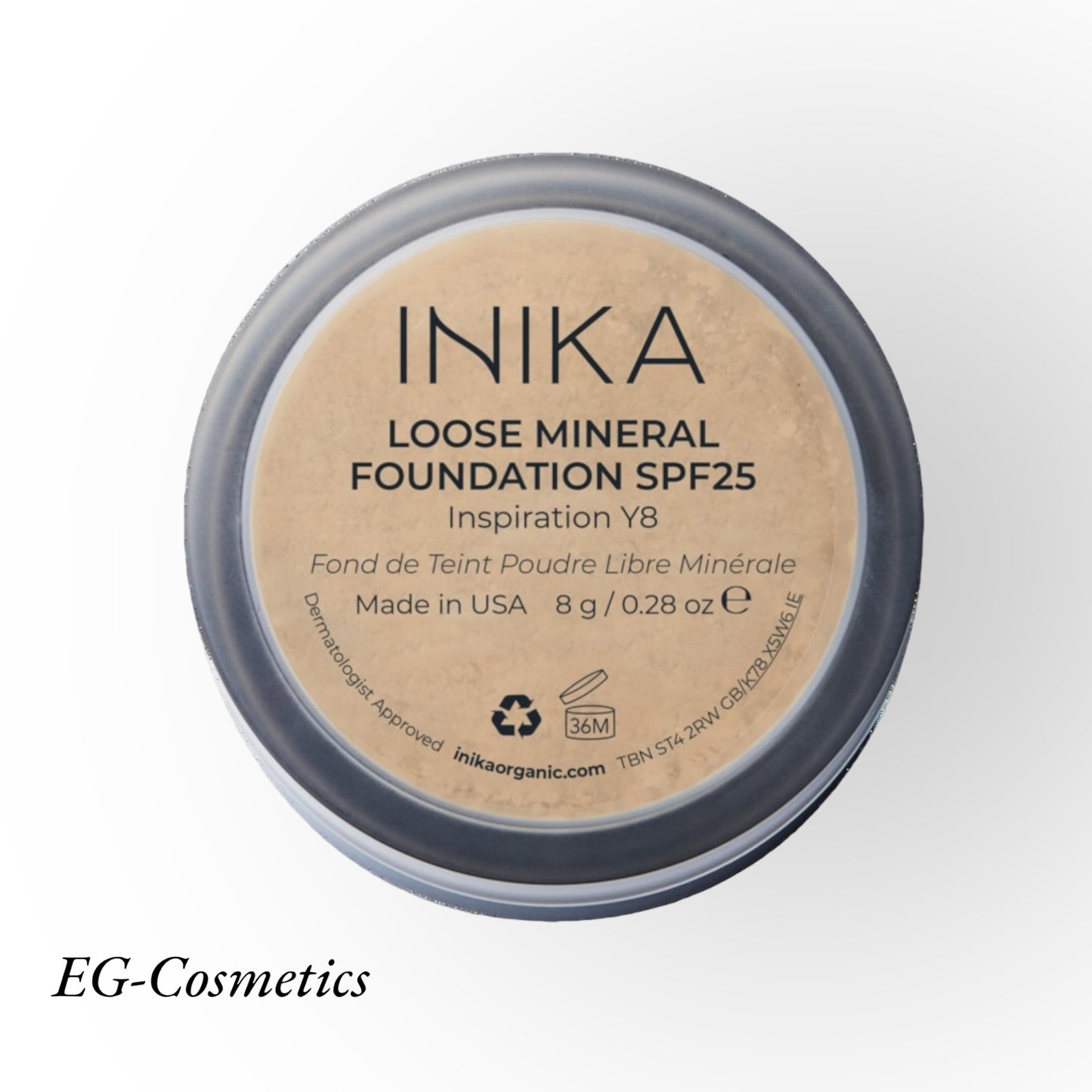 INIKA Certified Loose Mineral Foundation SPF25 8g INSPIRATION
