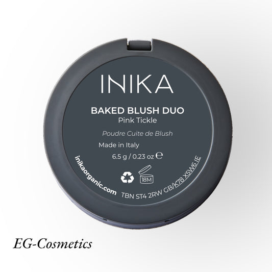 INIKA Organic Mineral Baked Blush Duo (Pink Tickle) 6.5g