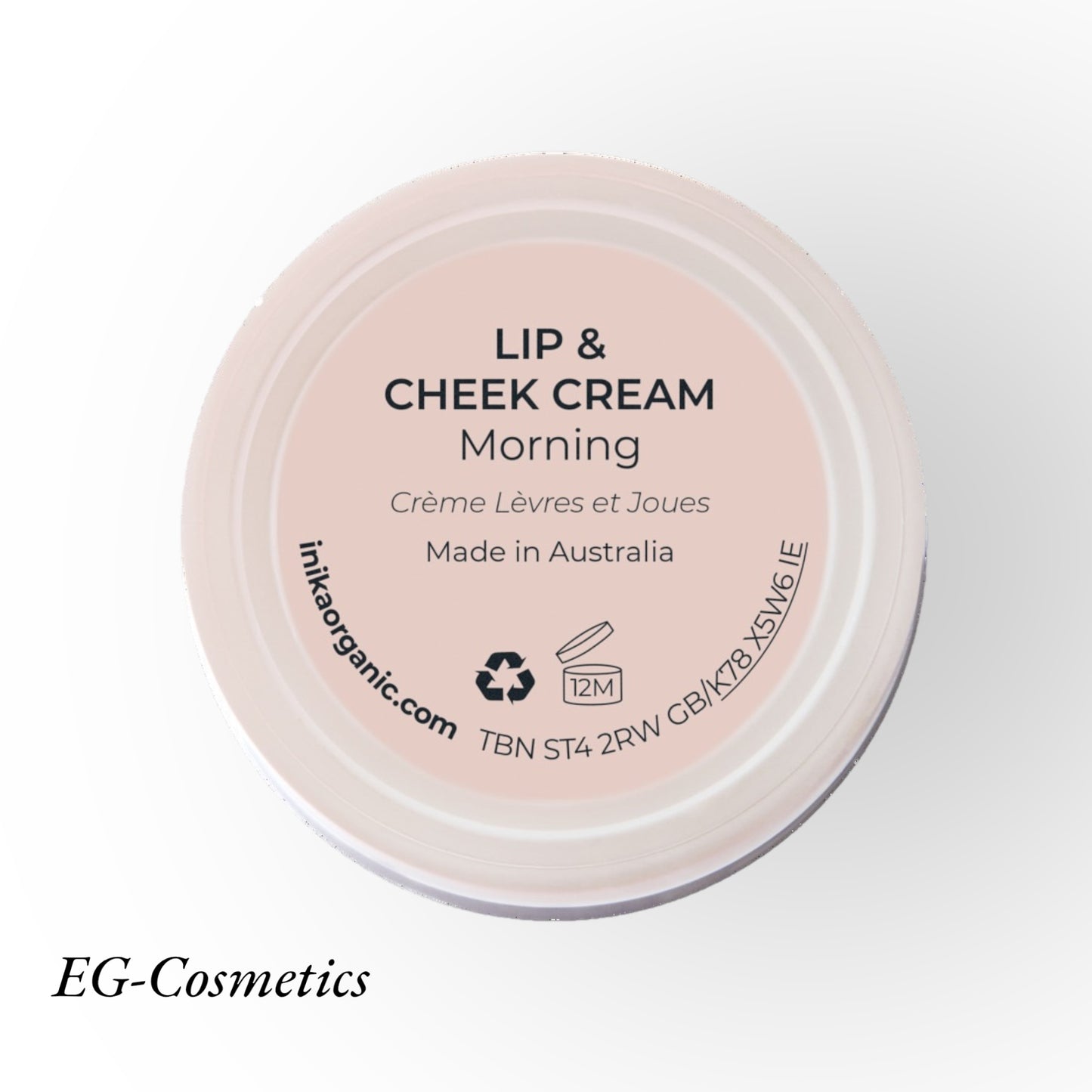 INIKA Organic Lip & Cheek Cream (Morning) 3.5g